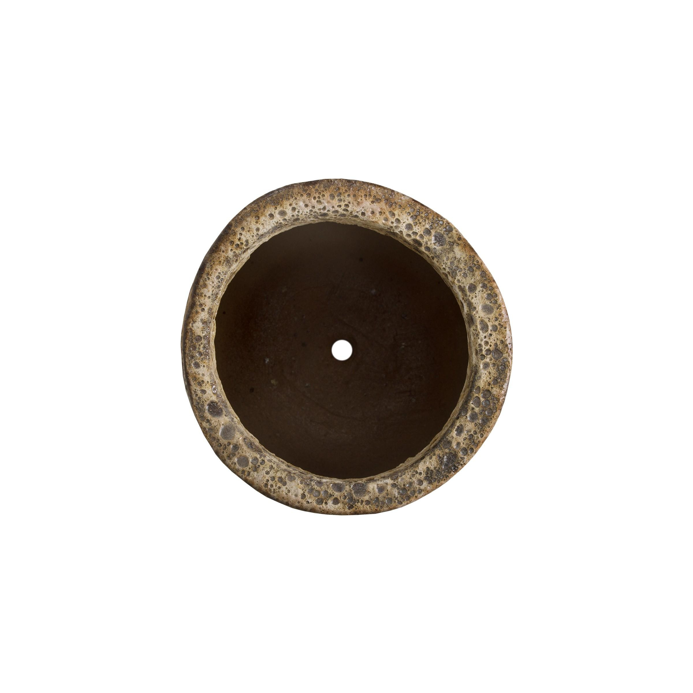 14.5 in. Sack Reef Teal Ceramic Planter