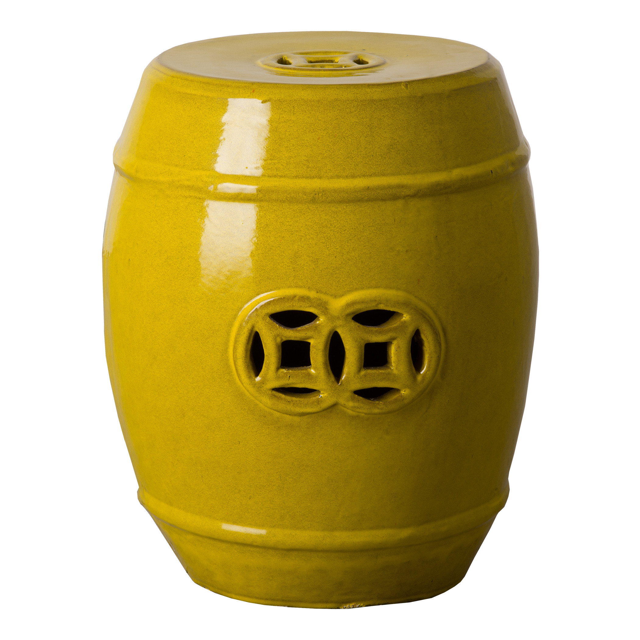 18 in. Fortune Garden Stool