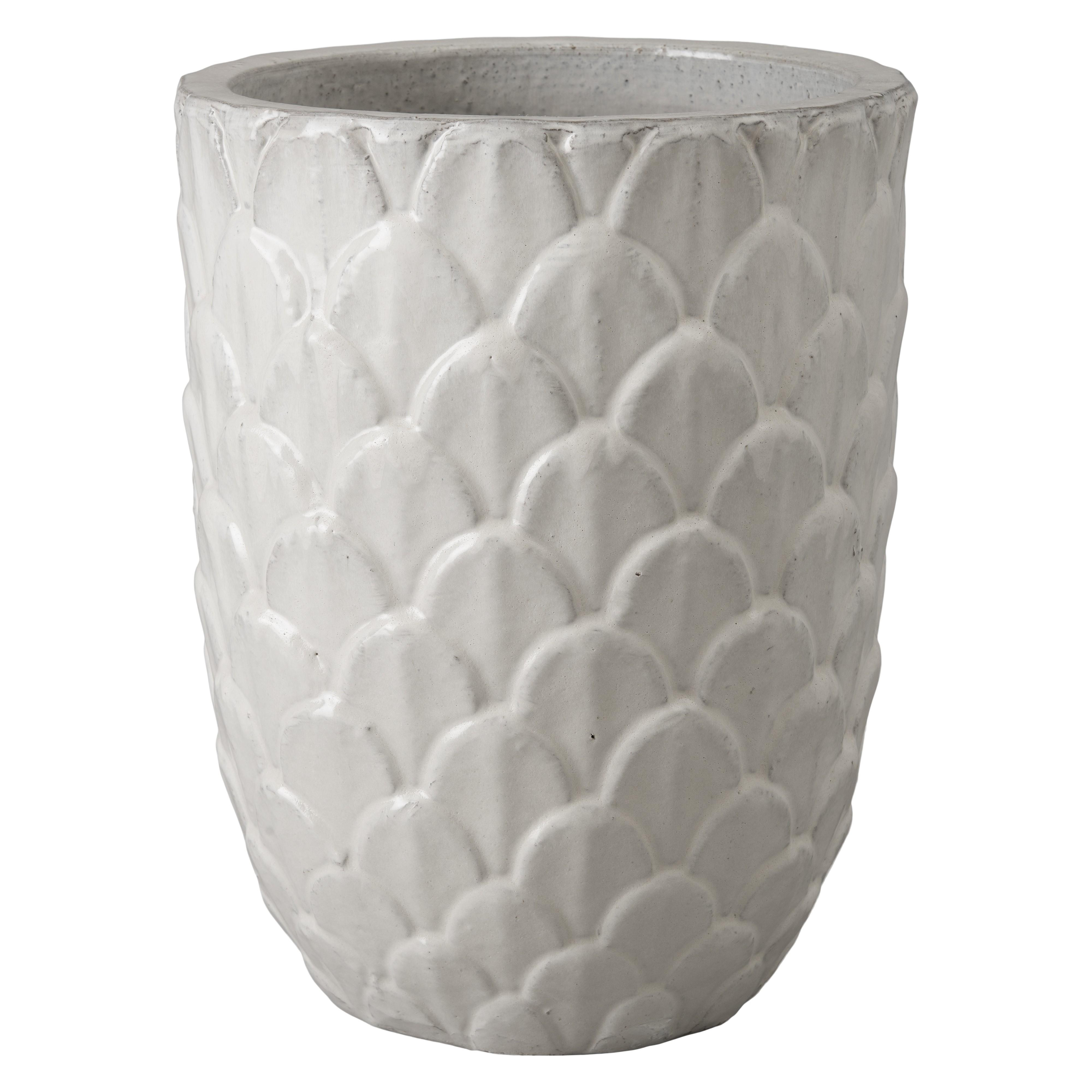 22 in. Pinecone Planter