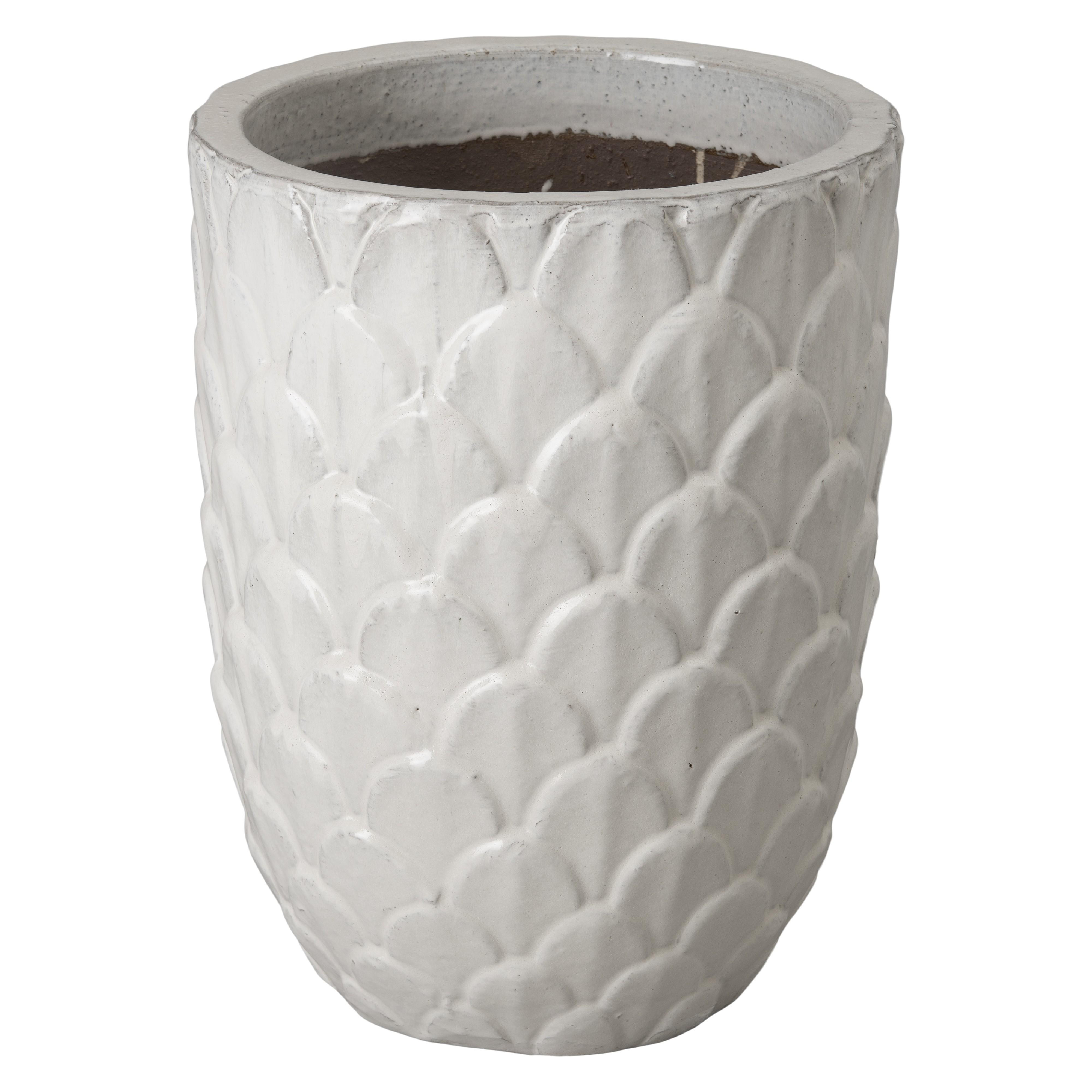 22 in. Pinecone Planter