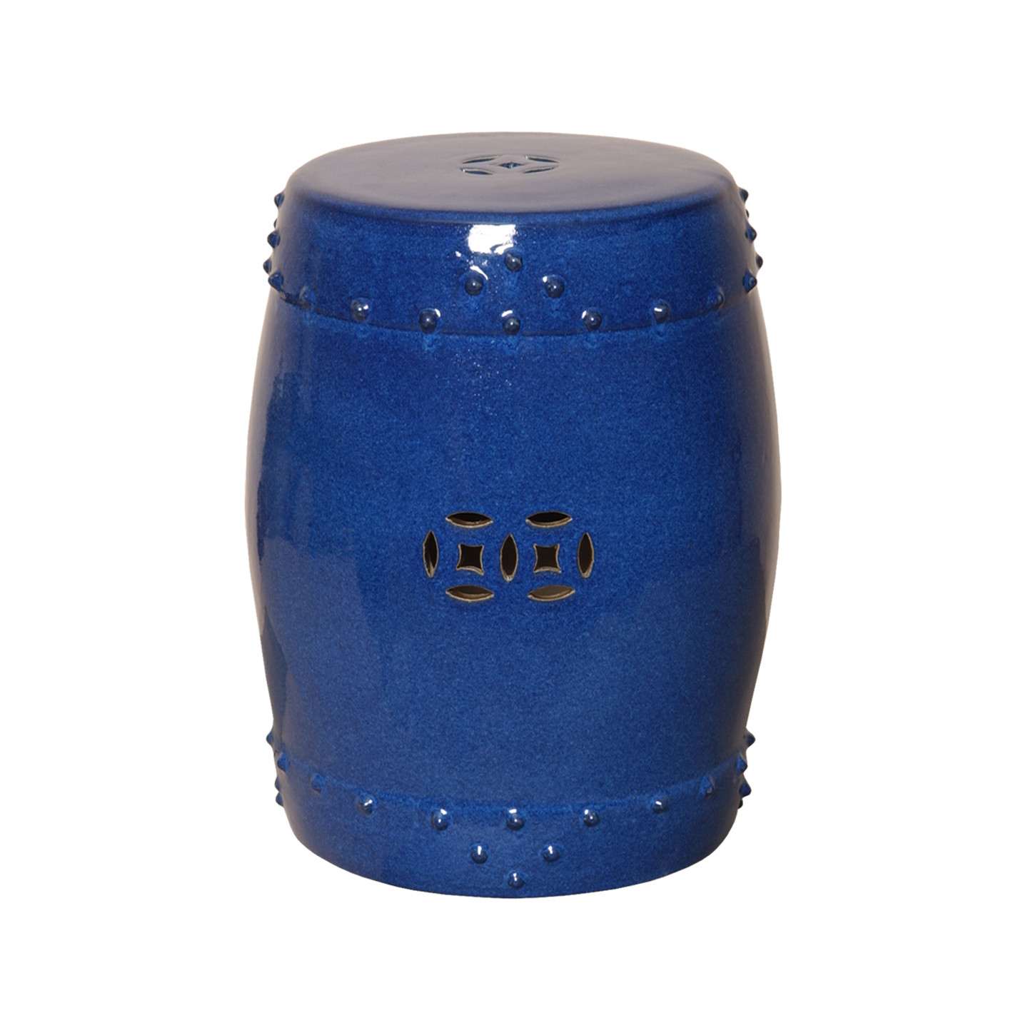 18 in. Drum Garden Stool