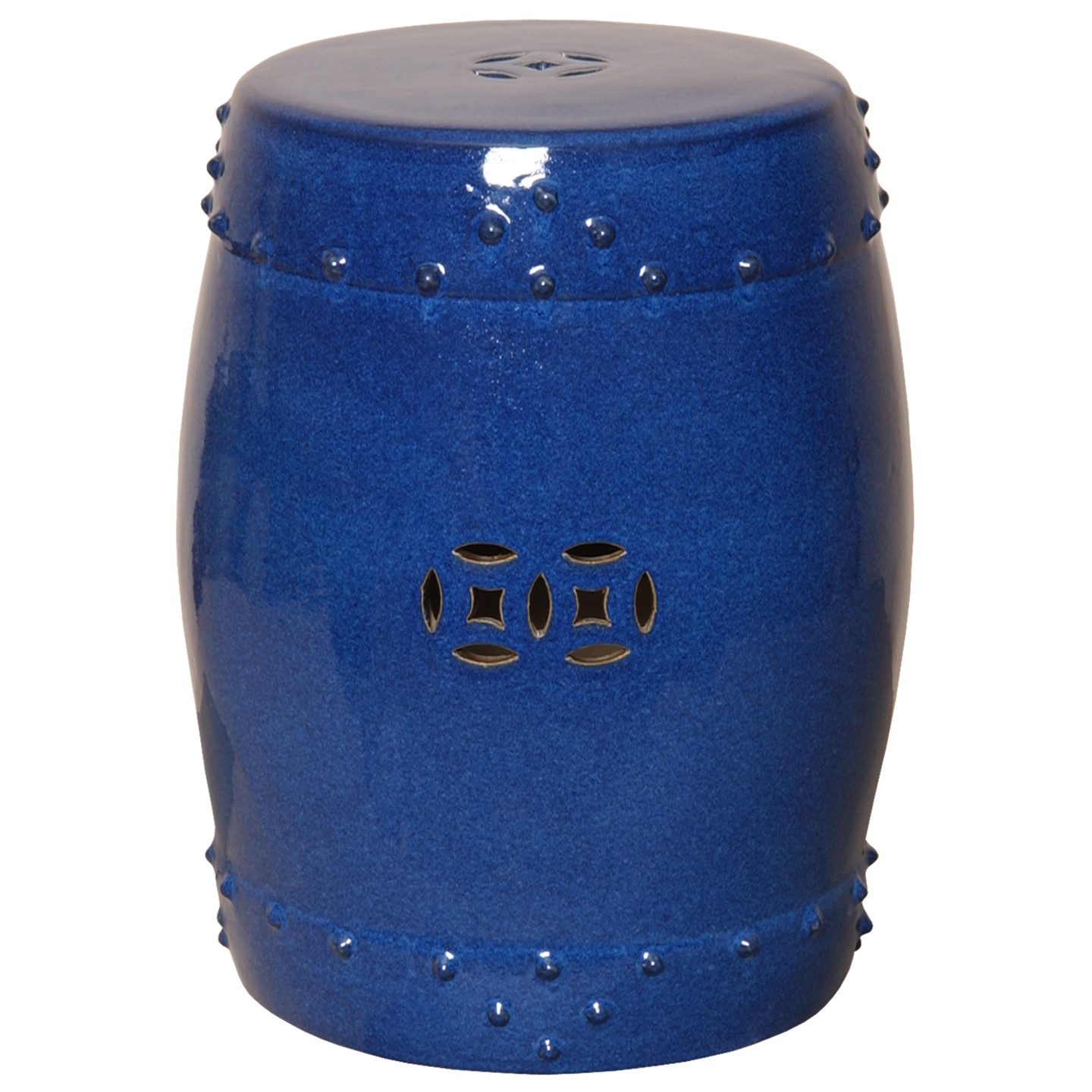 24 in. Drum Garden Stool
