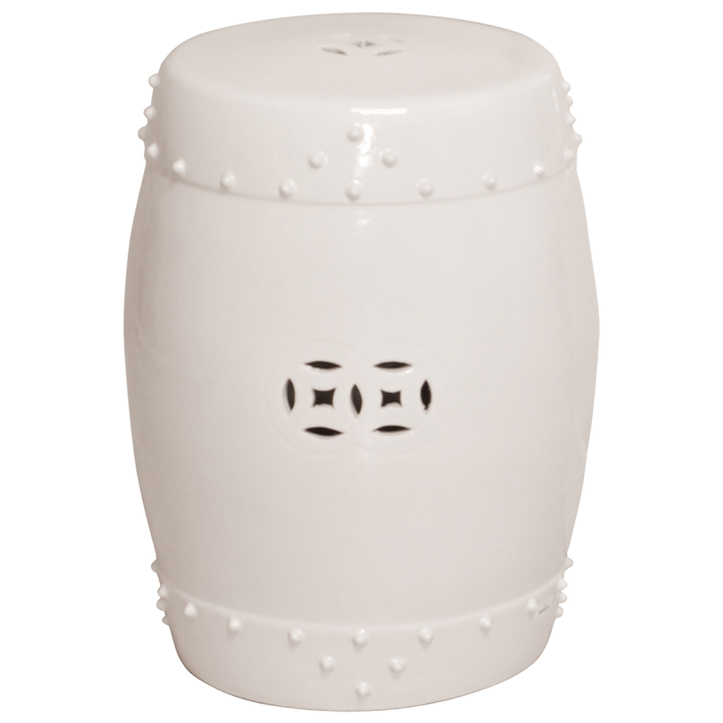 24 in. Drum Garden Stool