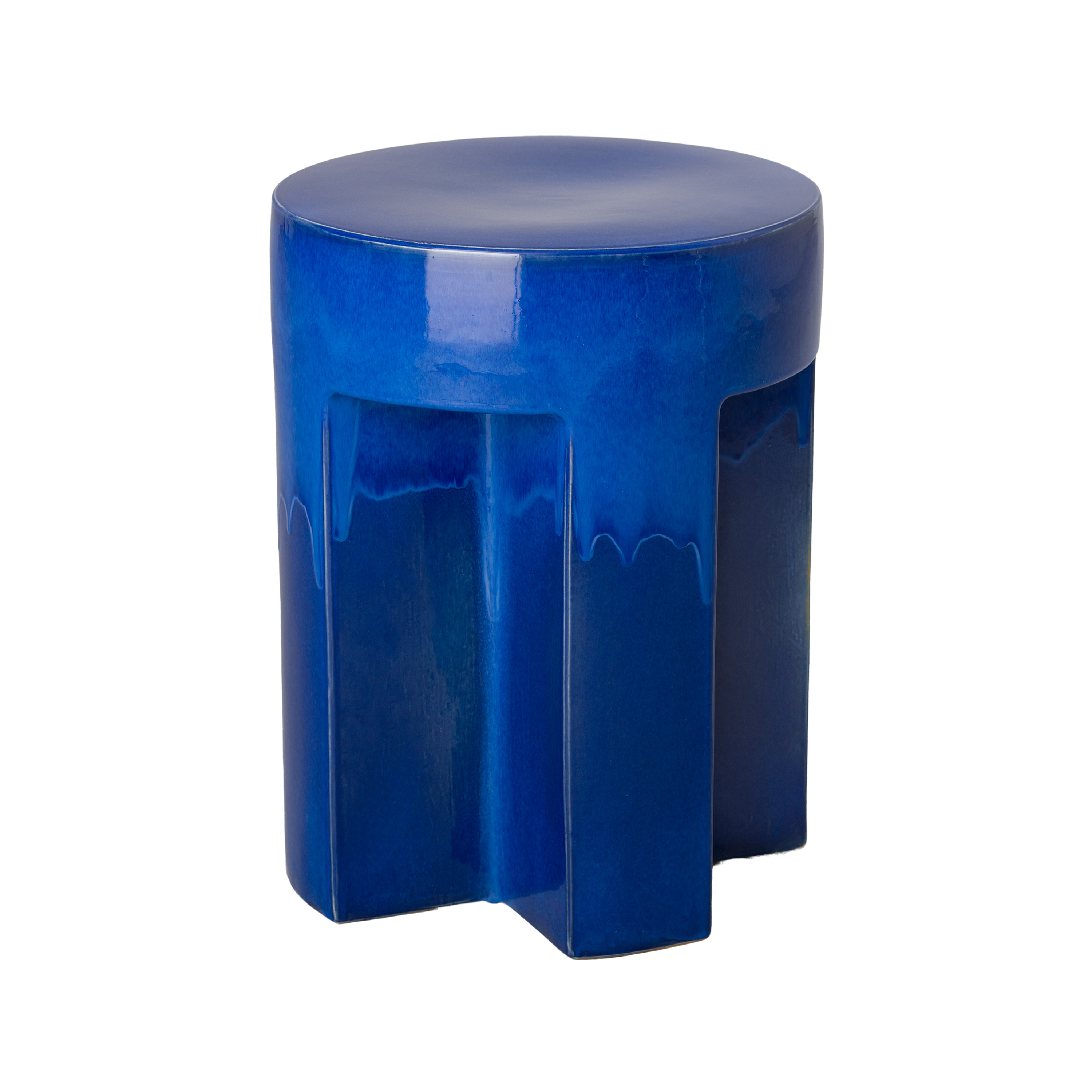 18 in. TX Ceramic Garden Stool