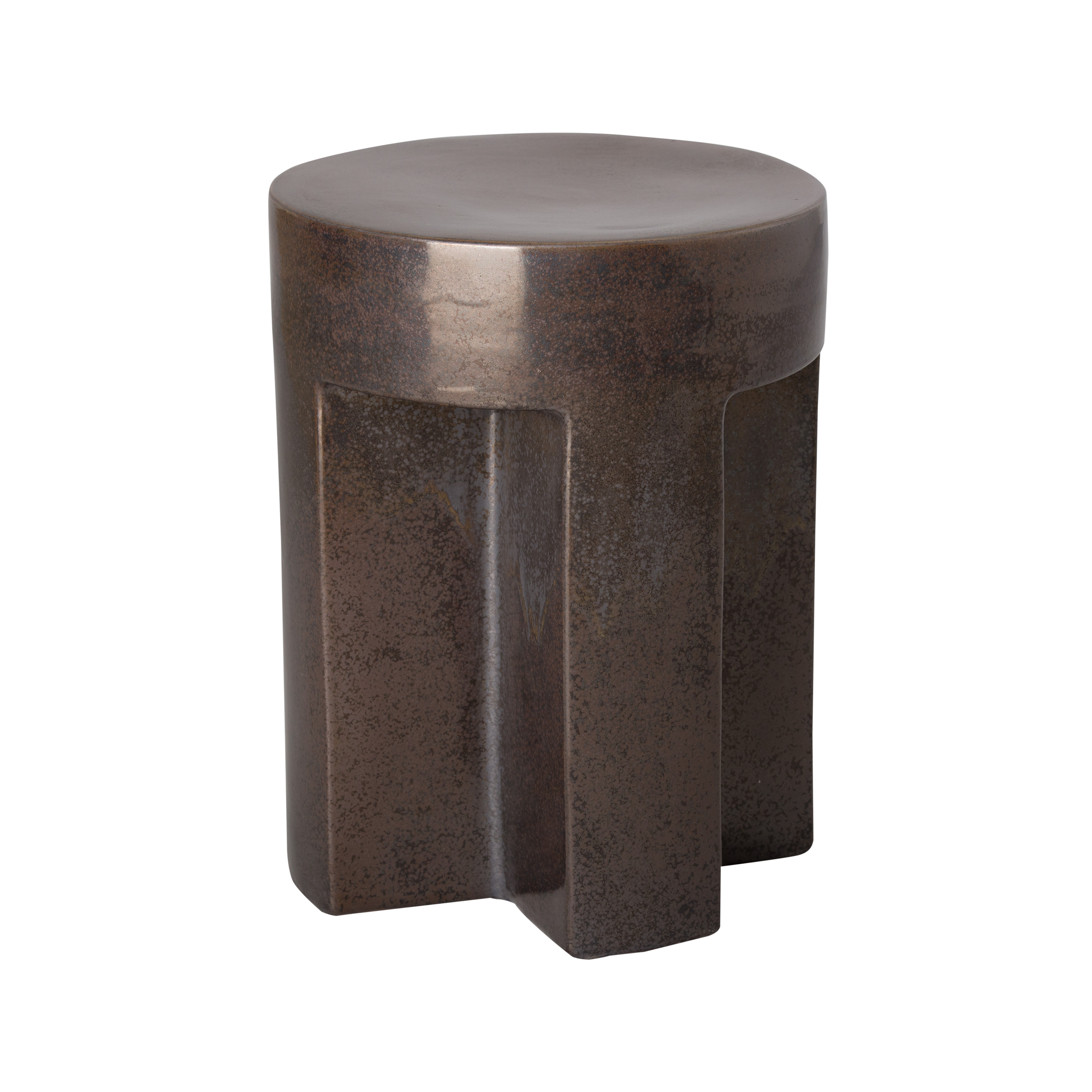18 in. TX Ceramic Garden Stool