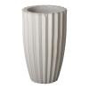 29 in. Tall Round Ridge Pot