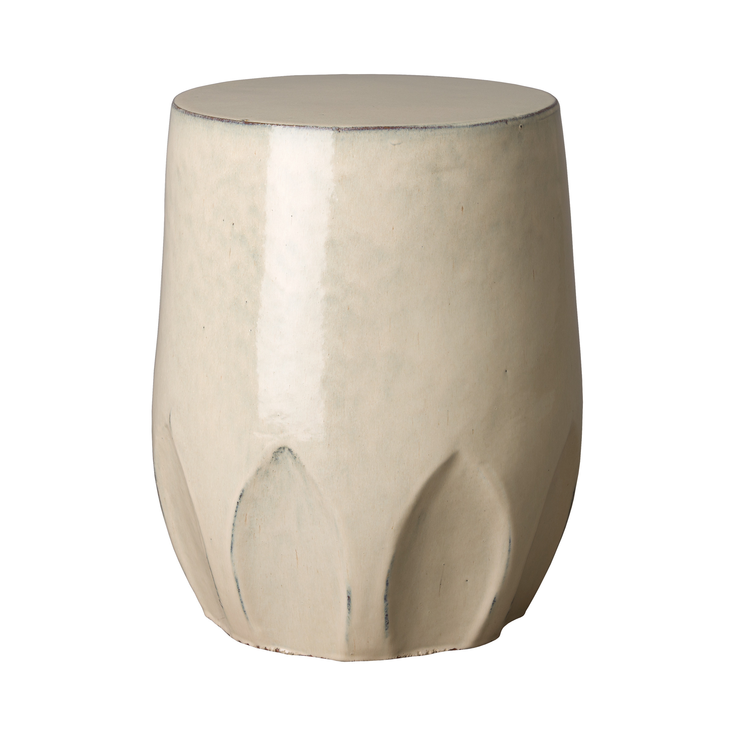 18 in. Calyx Ceramic Garden Stool
