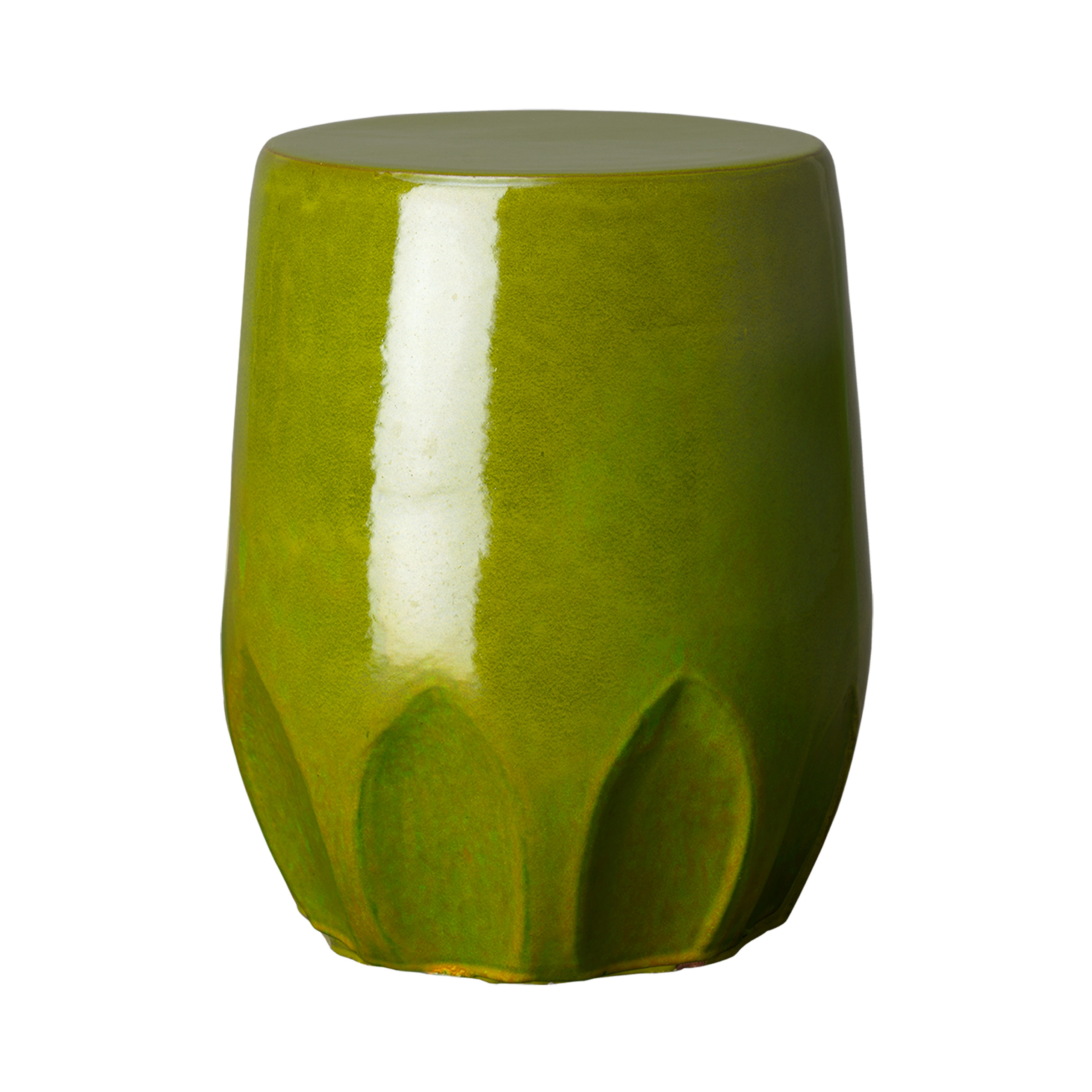 18 in. Calyx Ceramic Garden Stool