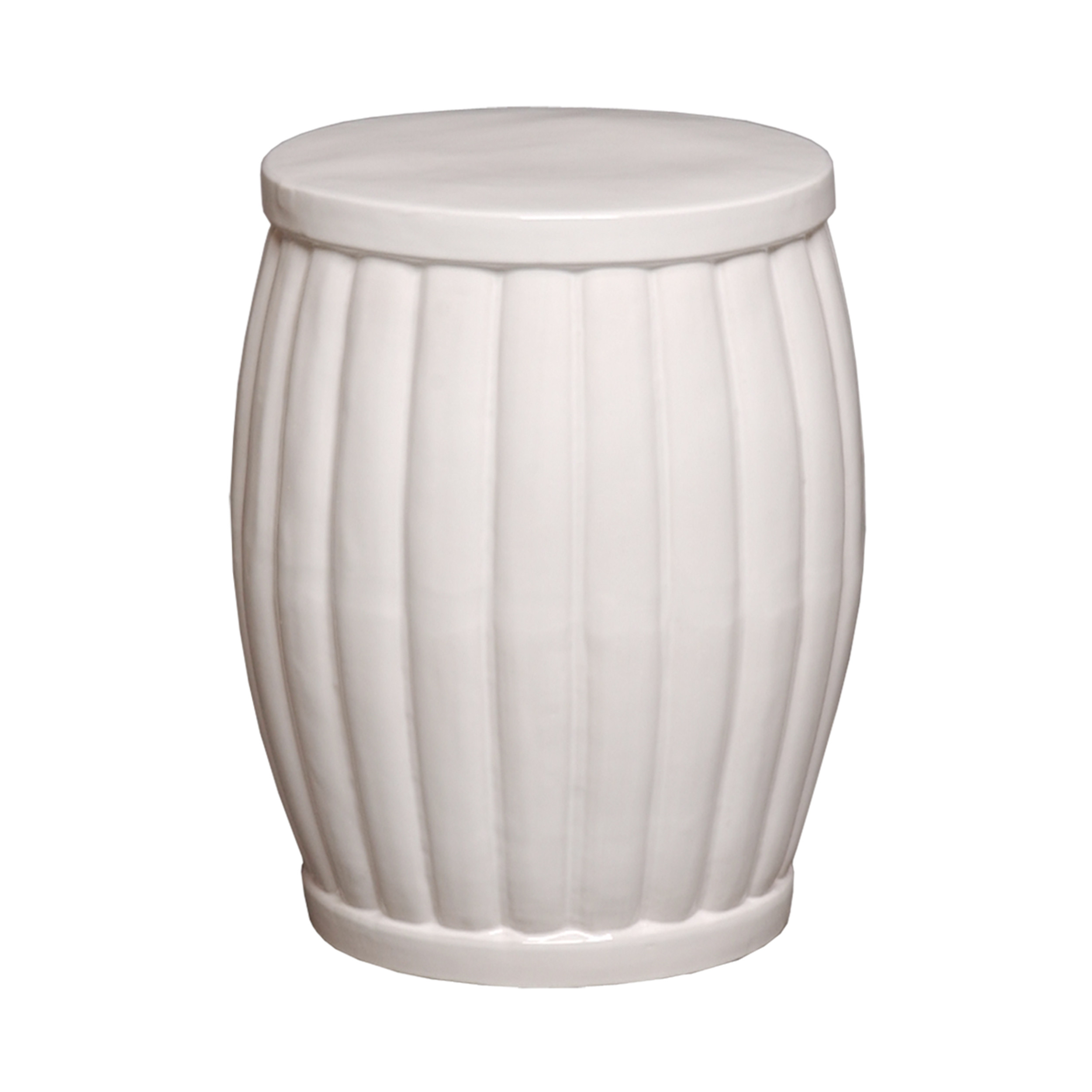 18.5 in. Fluted Garden Stool