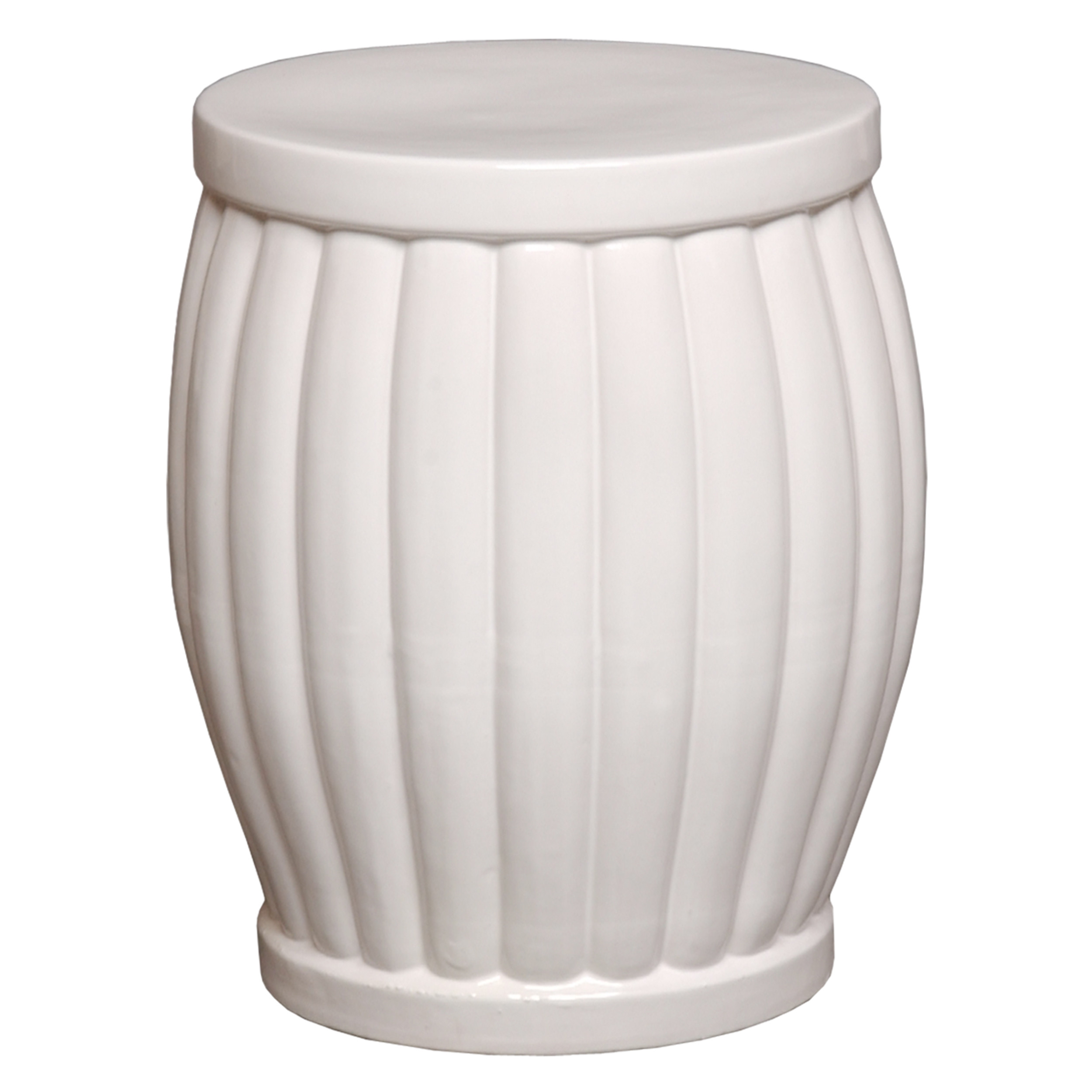 22.5 in. Fluted Garden Stool