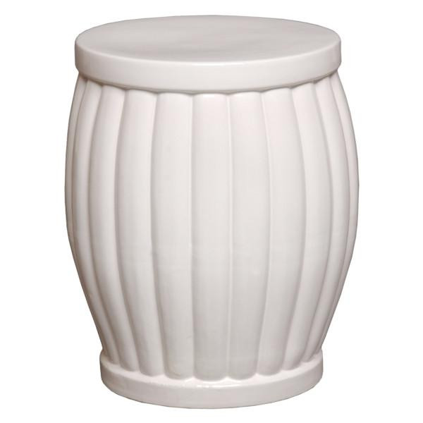 22.5 in. Fluted Garden Stool | Emissary