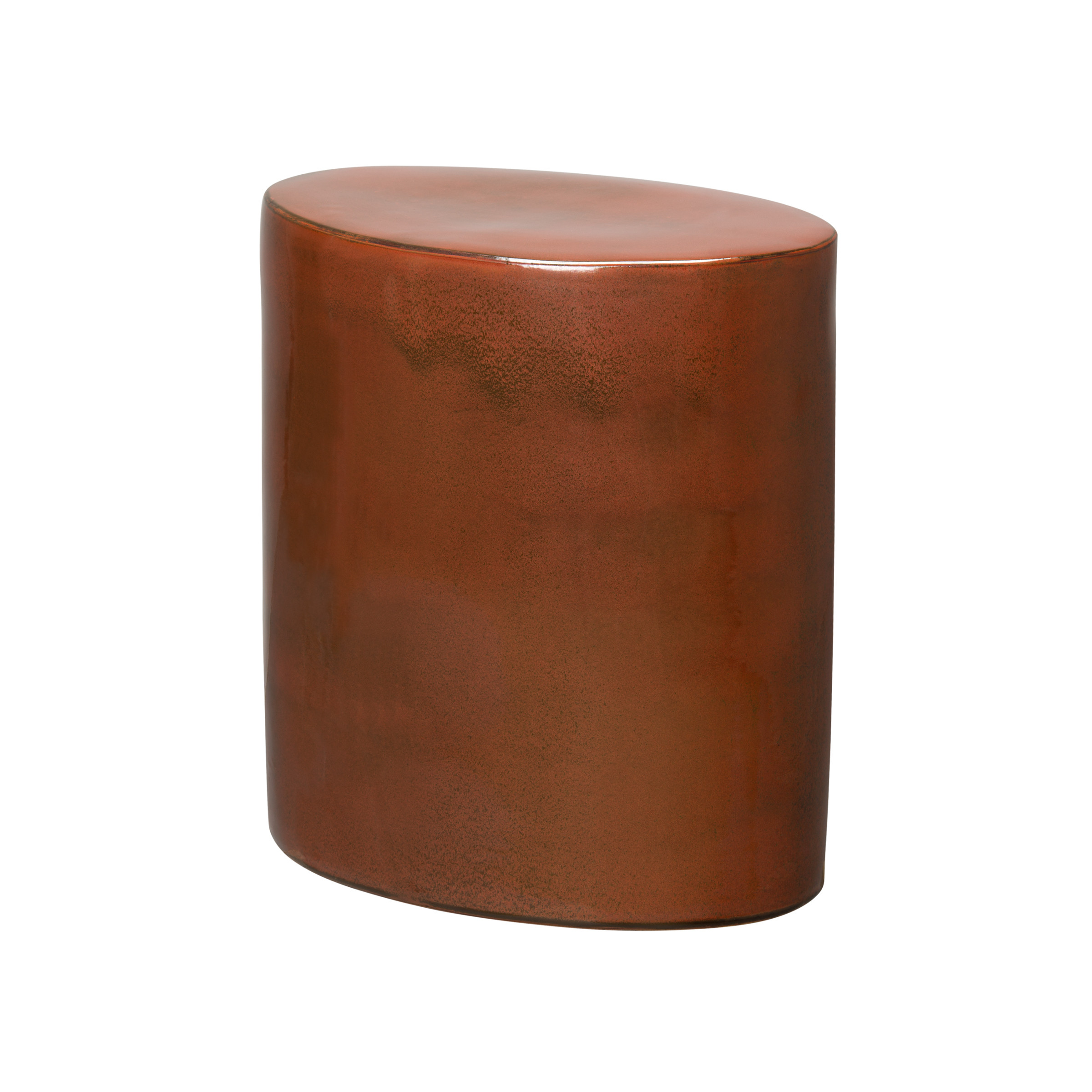 18 in. Oval Garden Stool