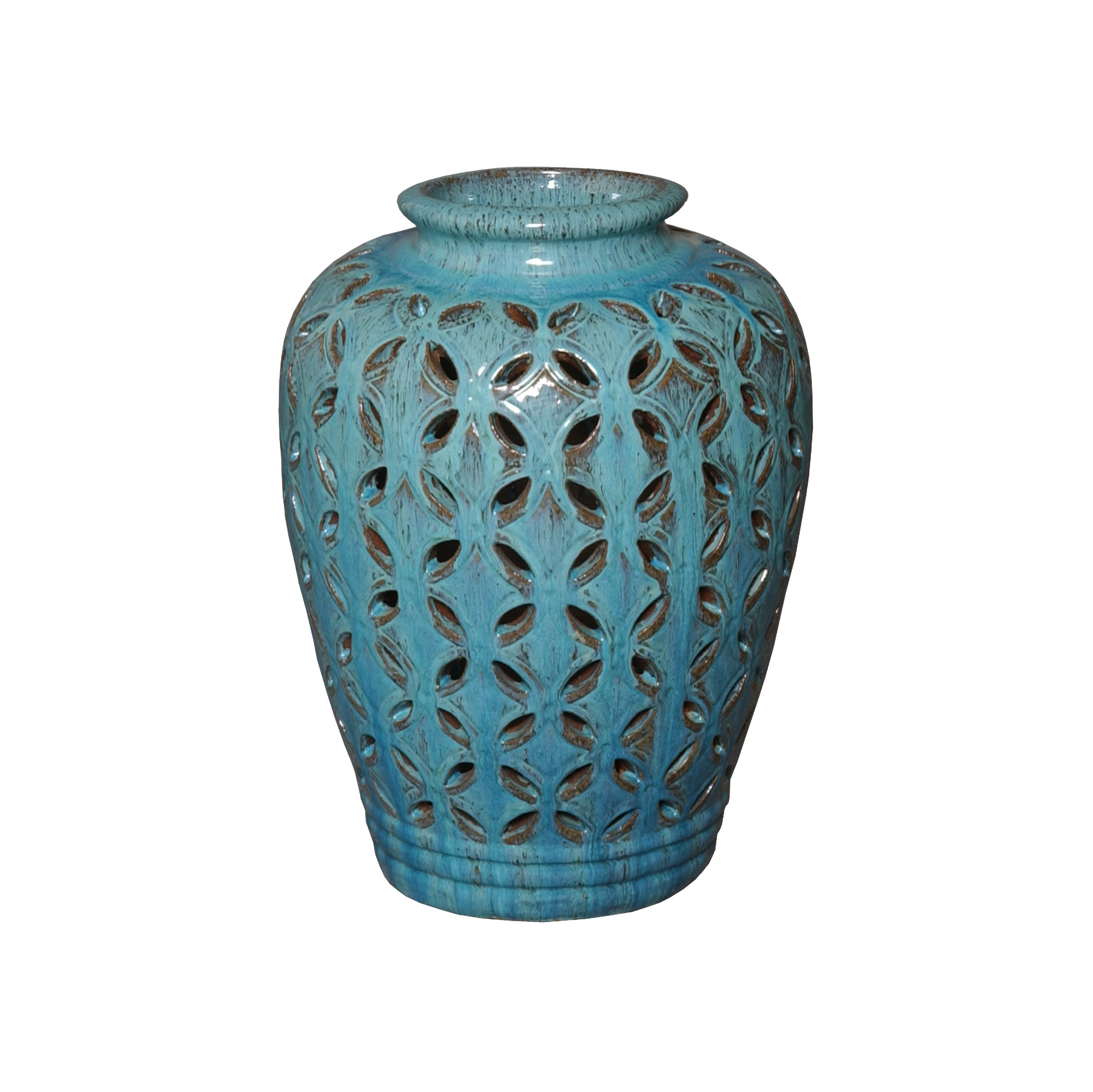 23 in. Lattice Jar
