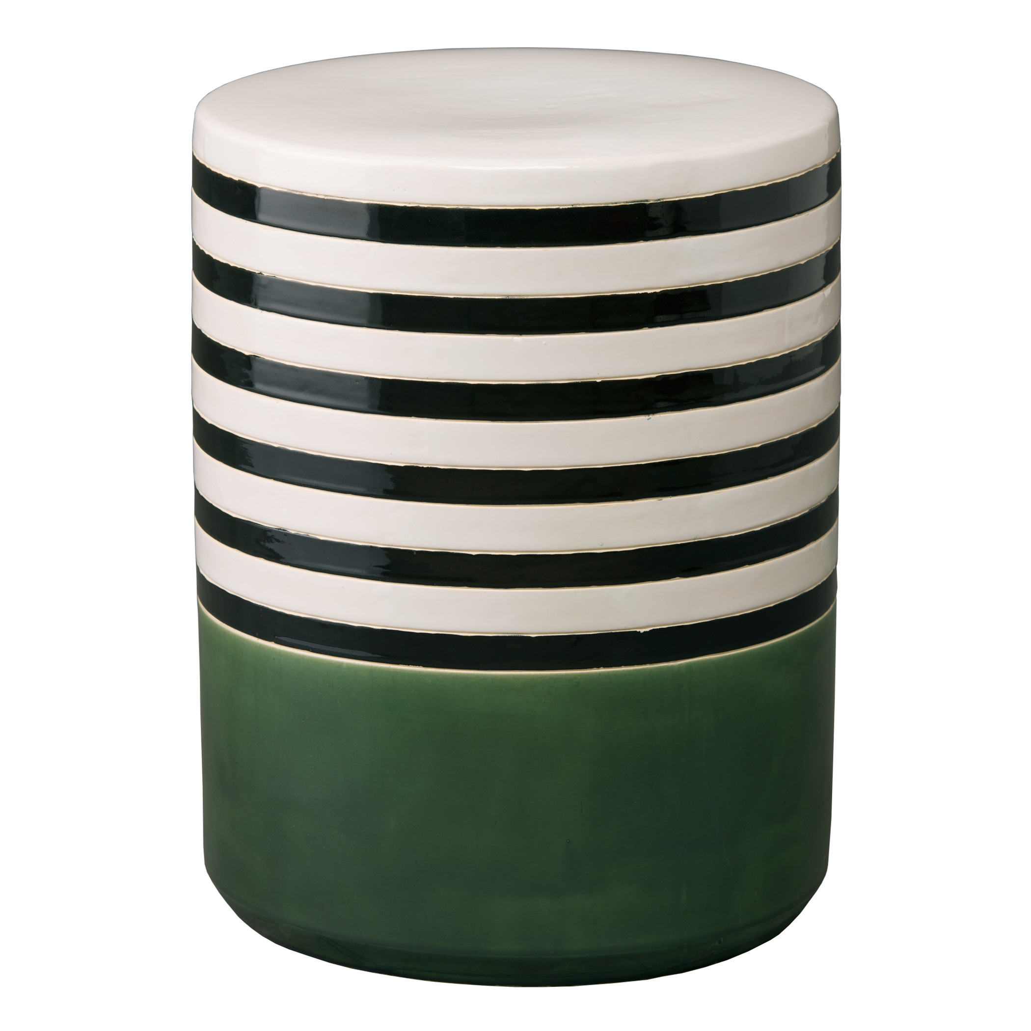 18.5 in. Stripe Garden Stool