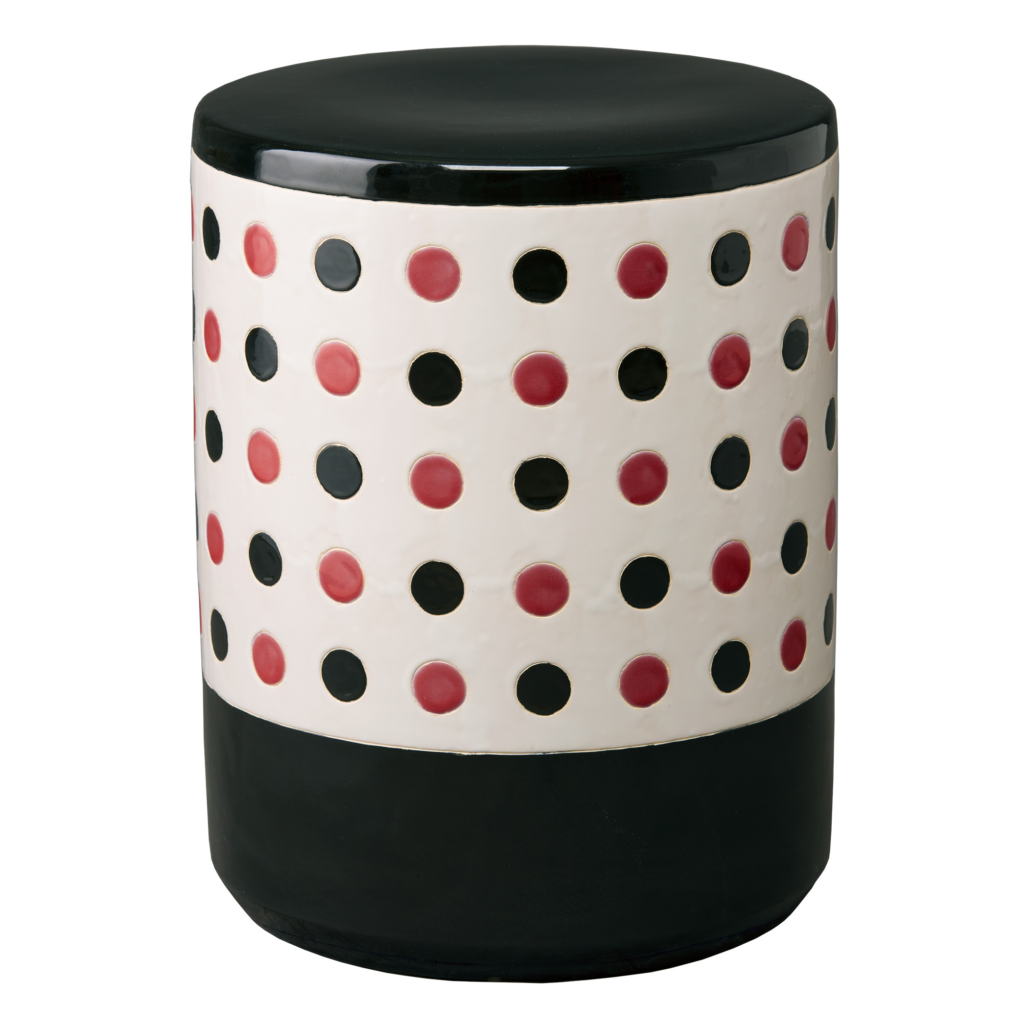18.5 in. Polka Dot Garden Stool