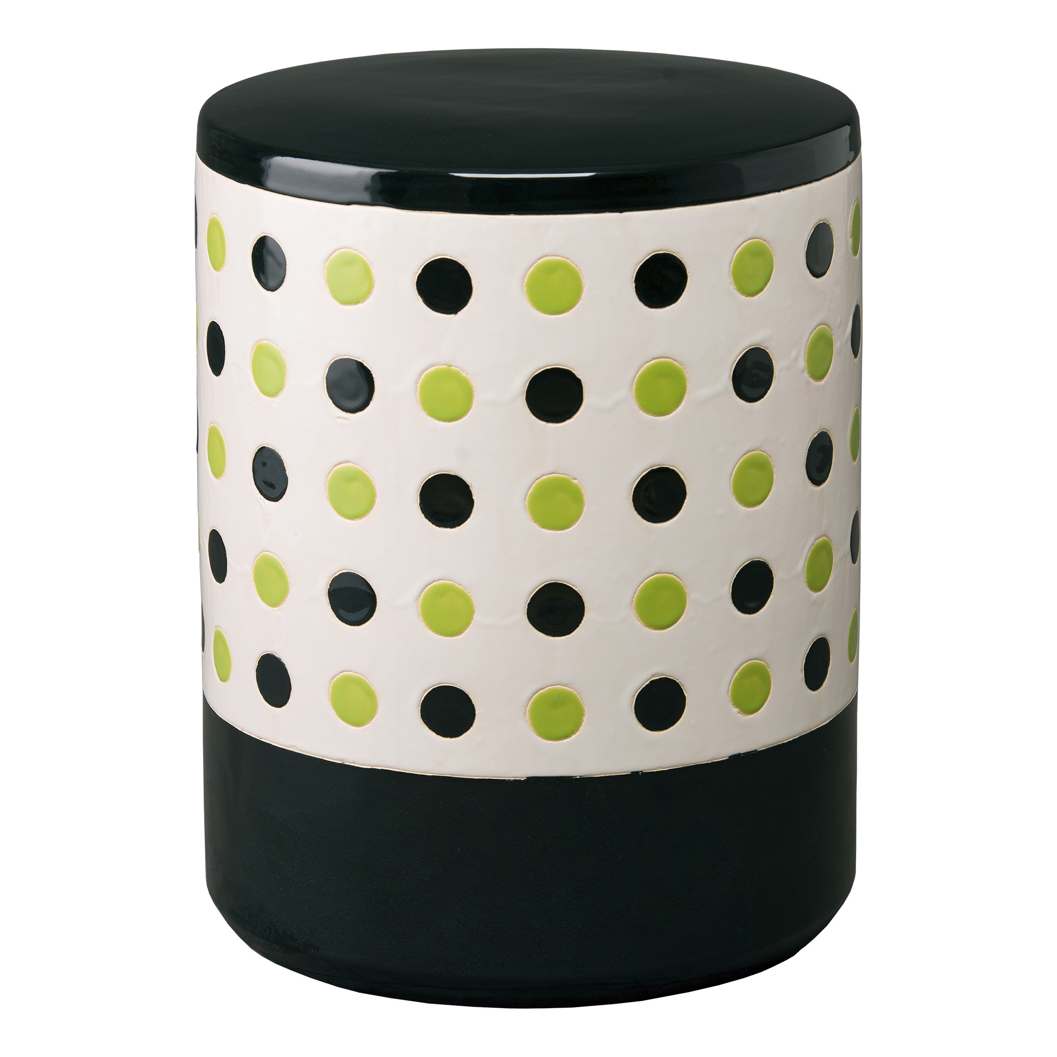 18.5 in. Polka Dot Garden Stool