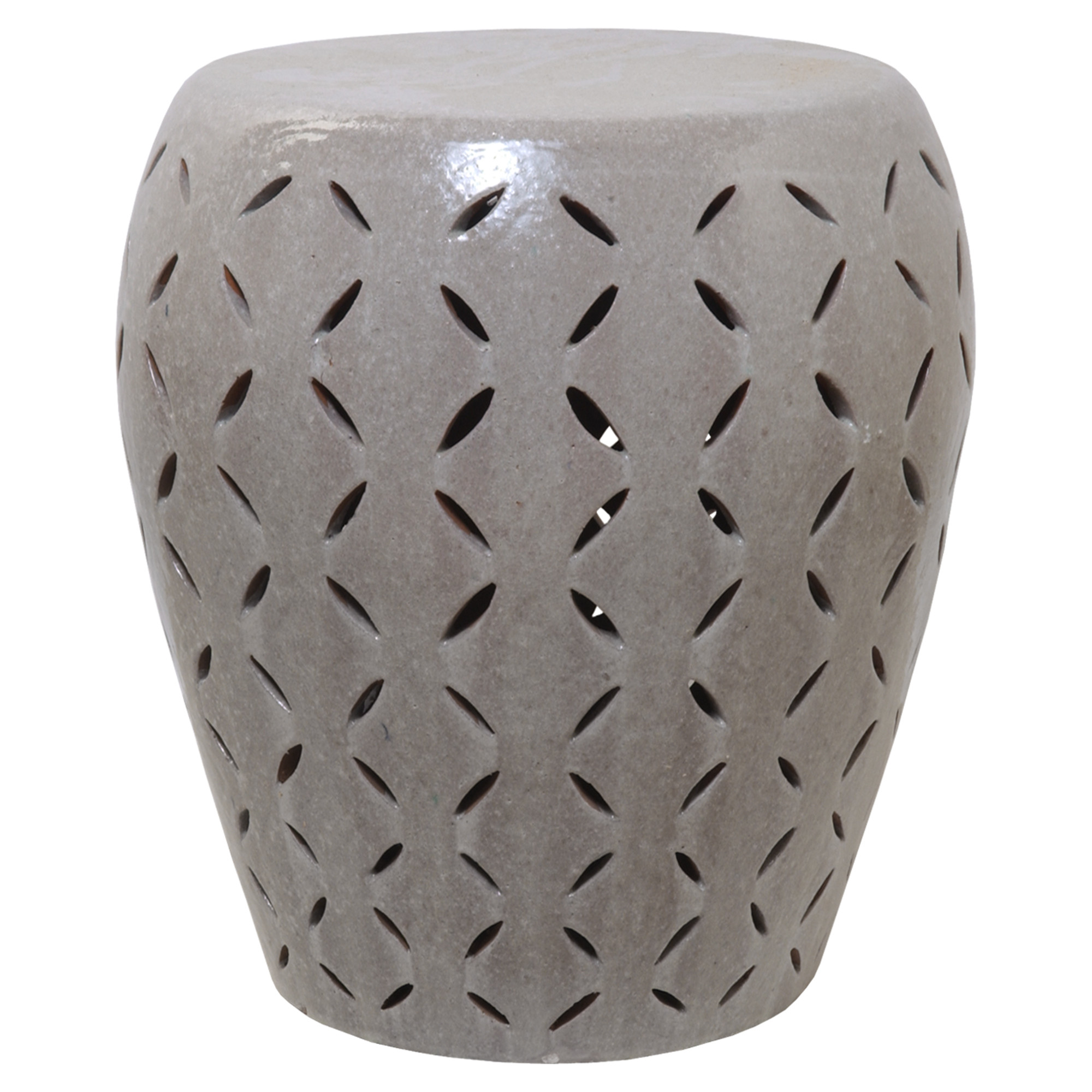 22 in. Lattice Garden Stool