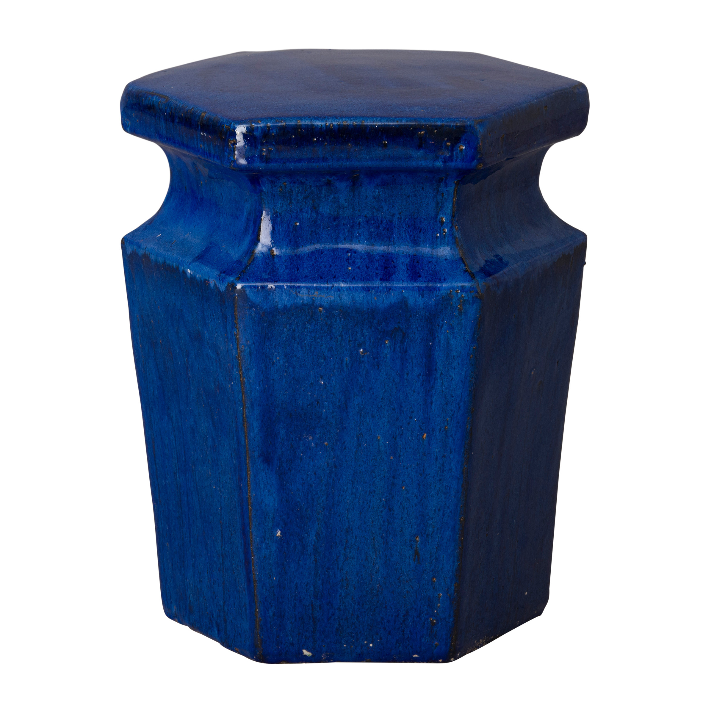 18 in. Hex Garden Stool