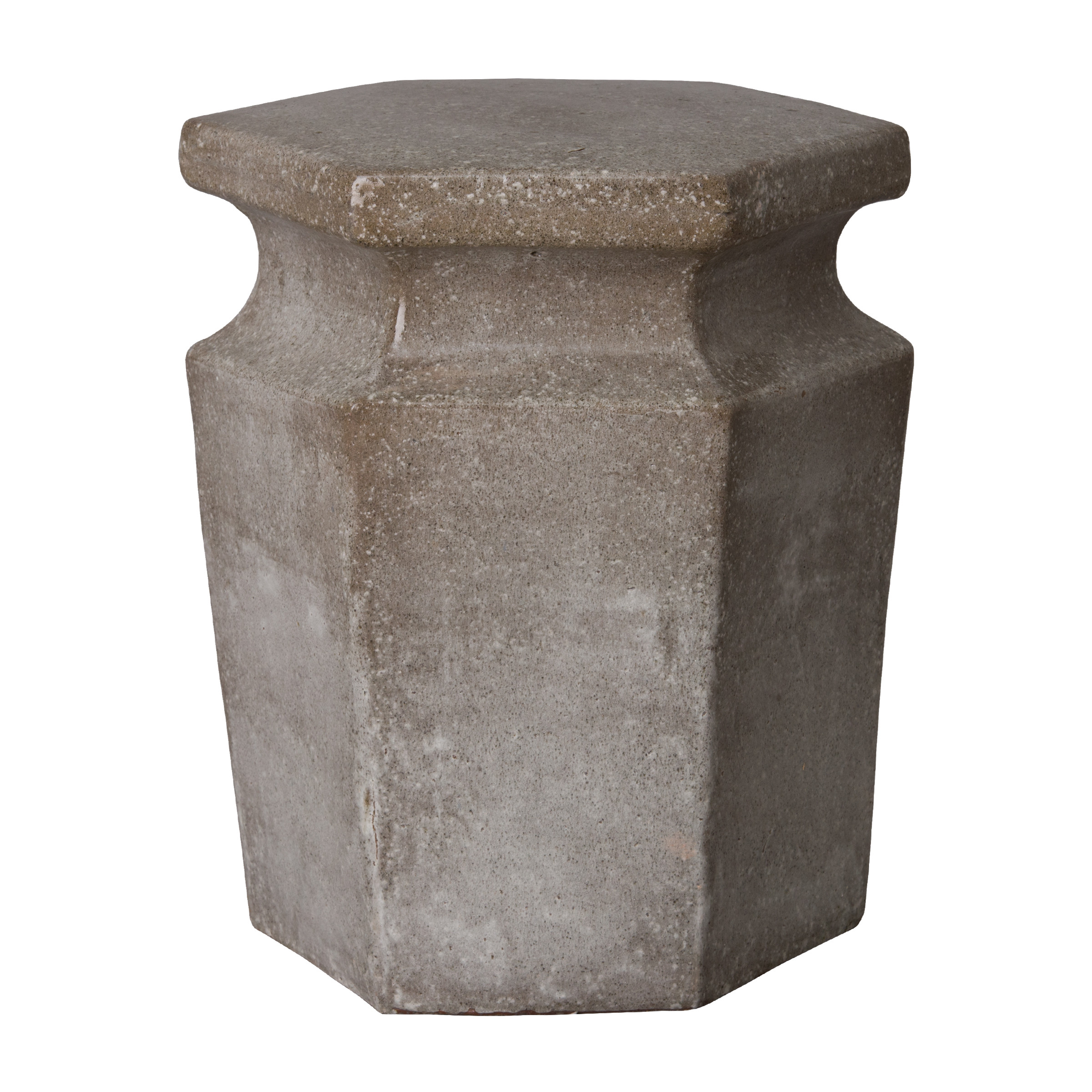 18 in. Hex Garden Stool
