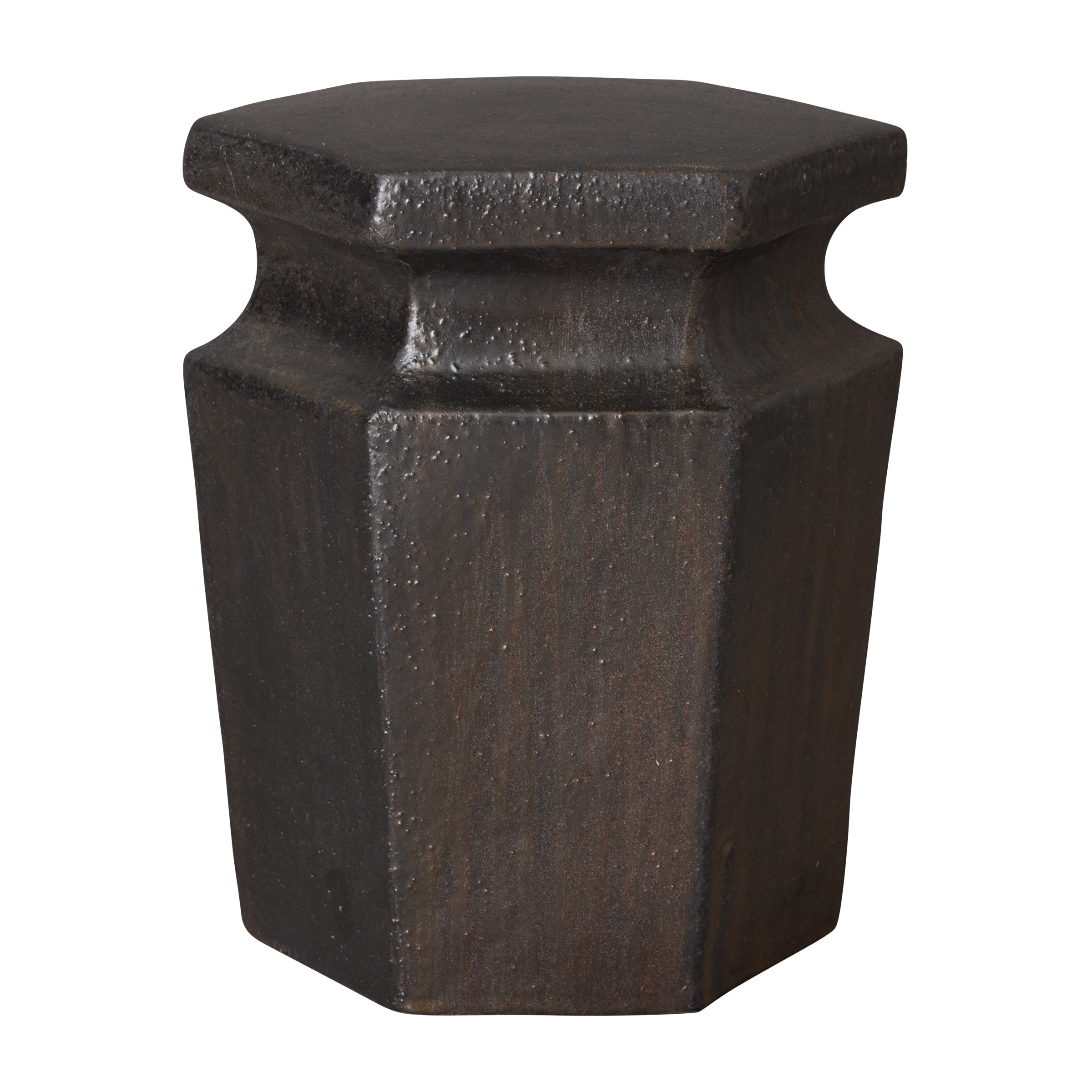18 in. Hex Garden Stool