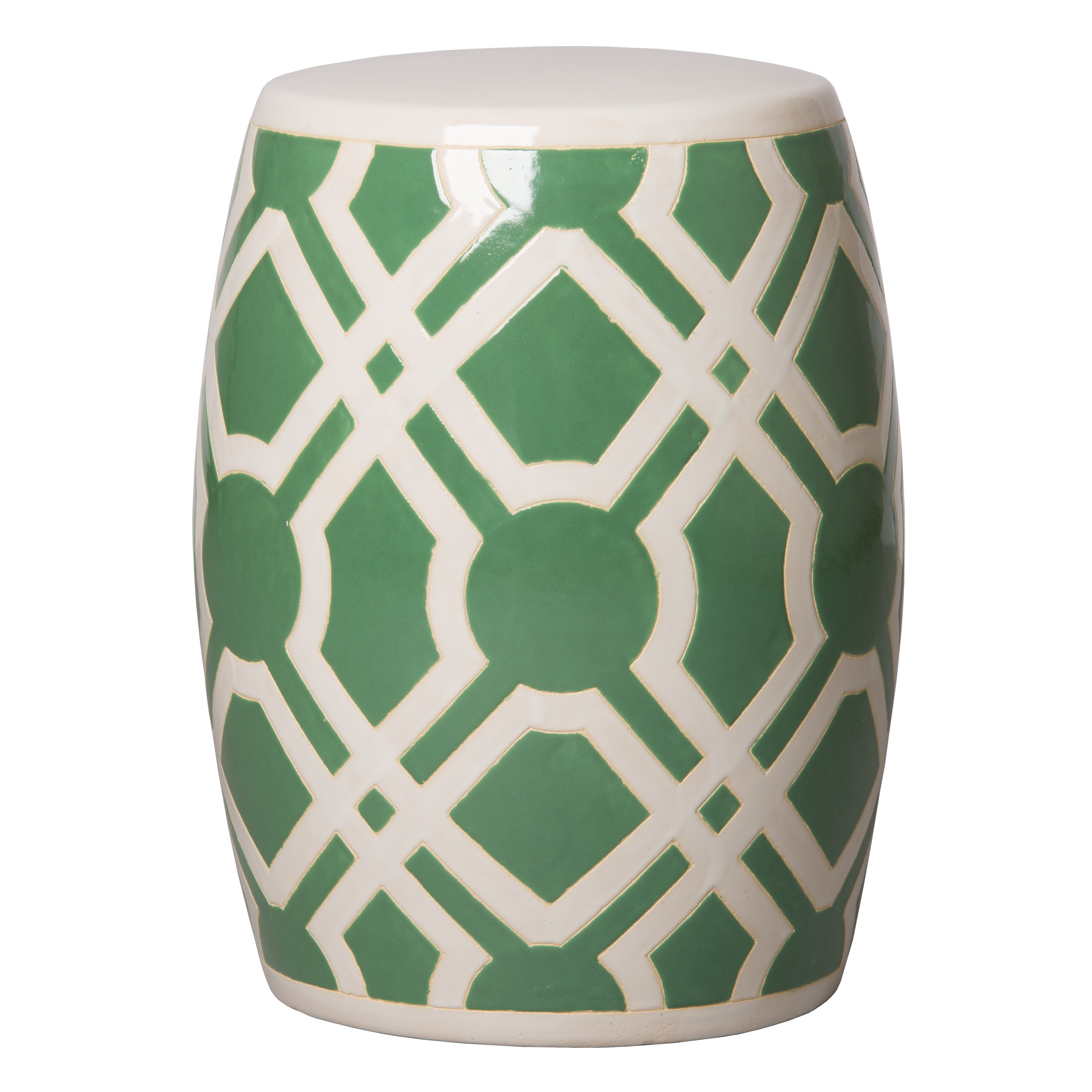 18 in. Labyrinth Garden Stool