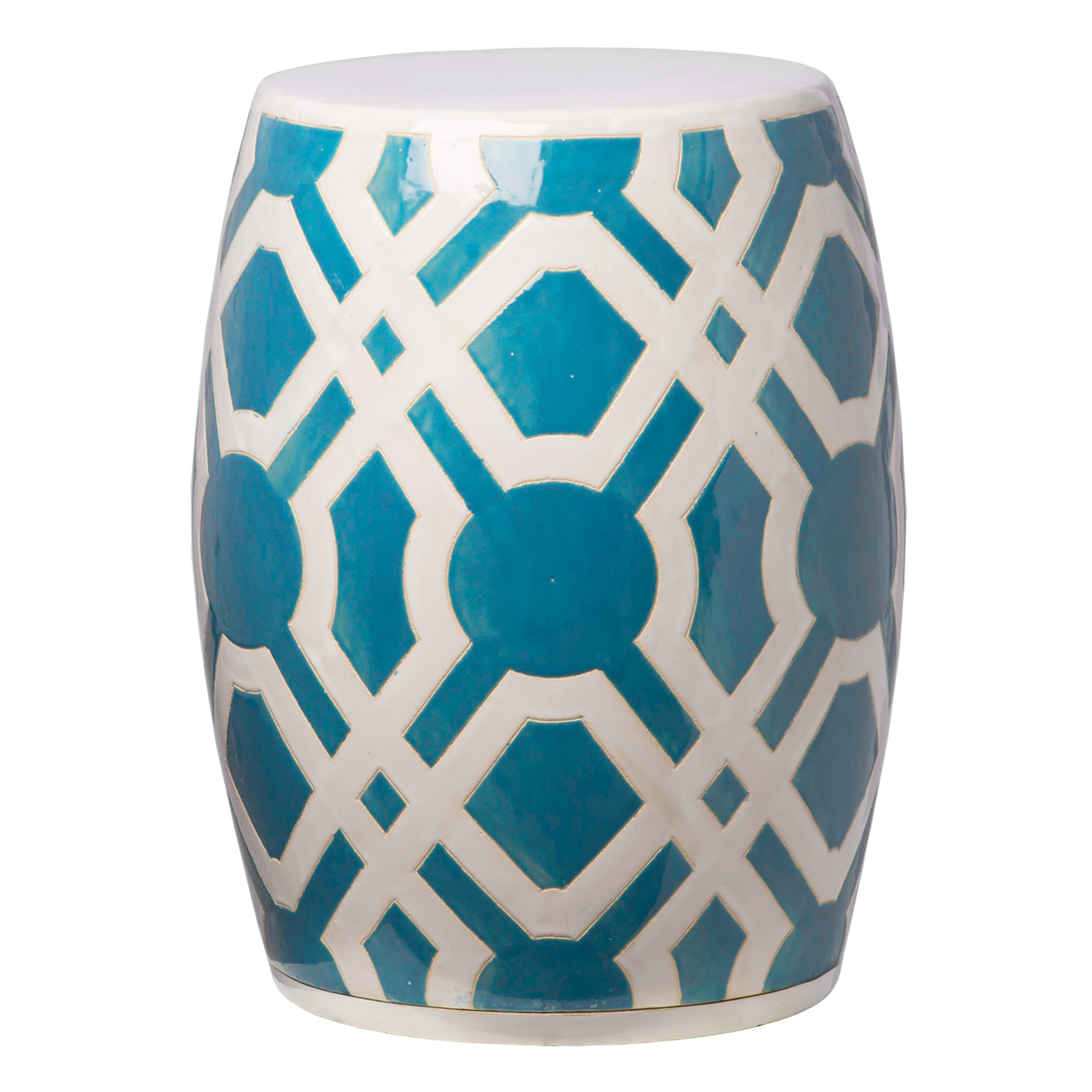 18 in. Labyrinth Garden Stool