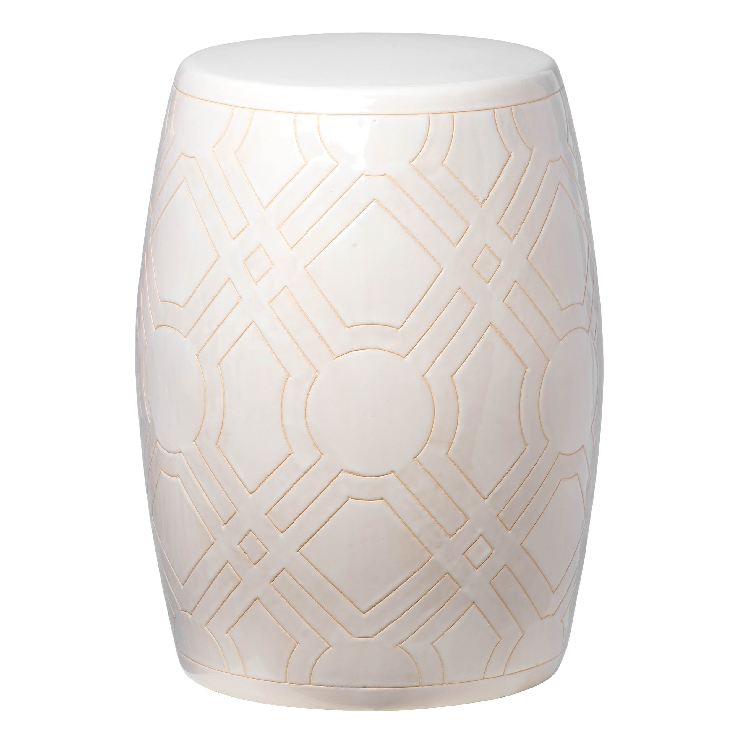 18 in. Labyrinth Garden Stool
