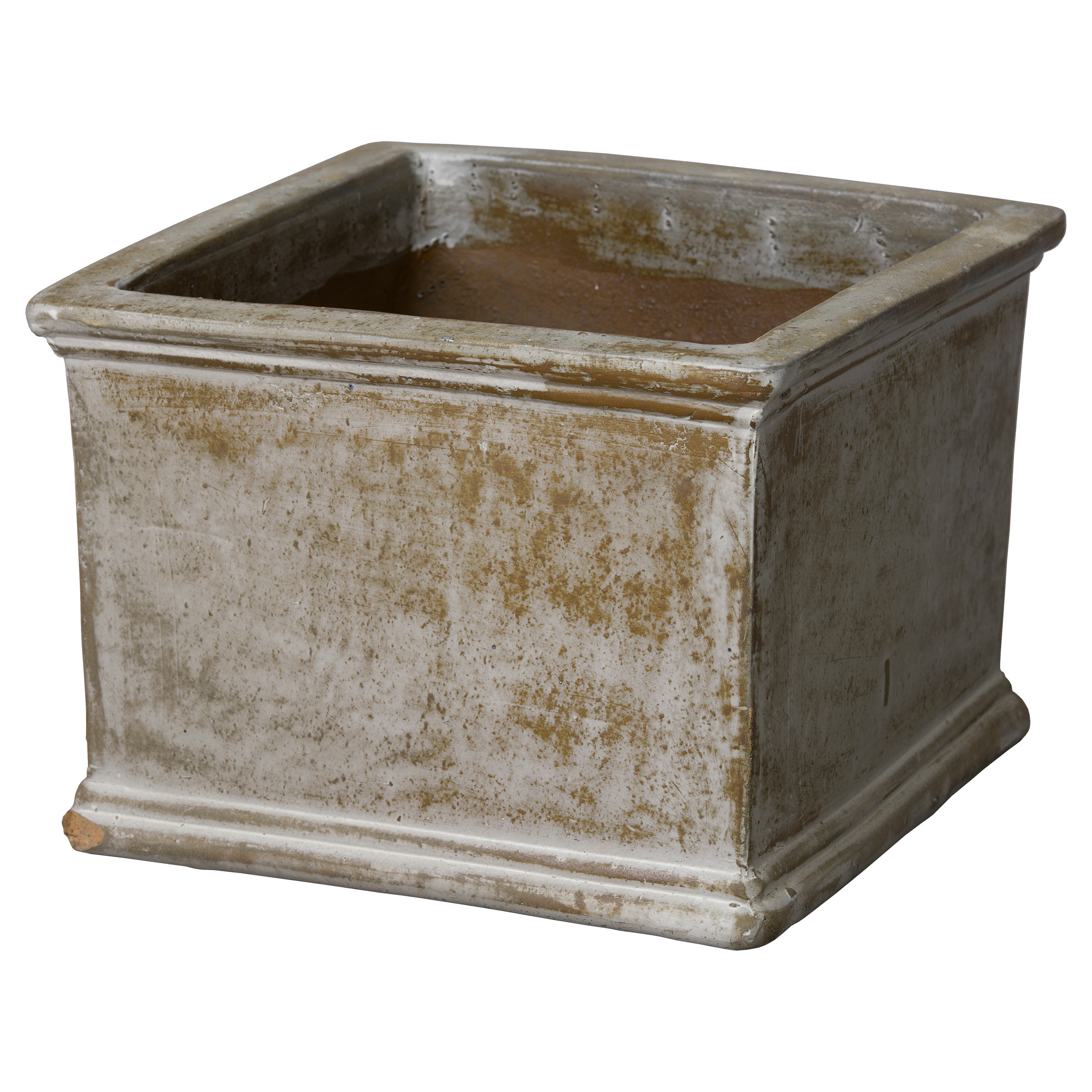Large Low Square Planter