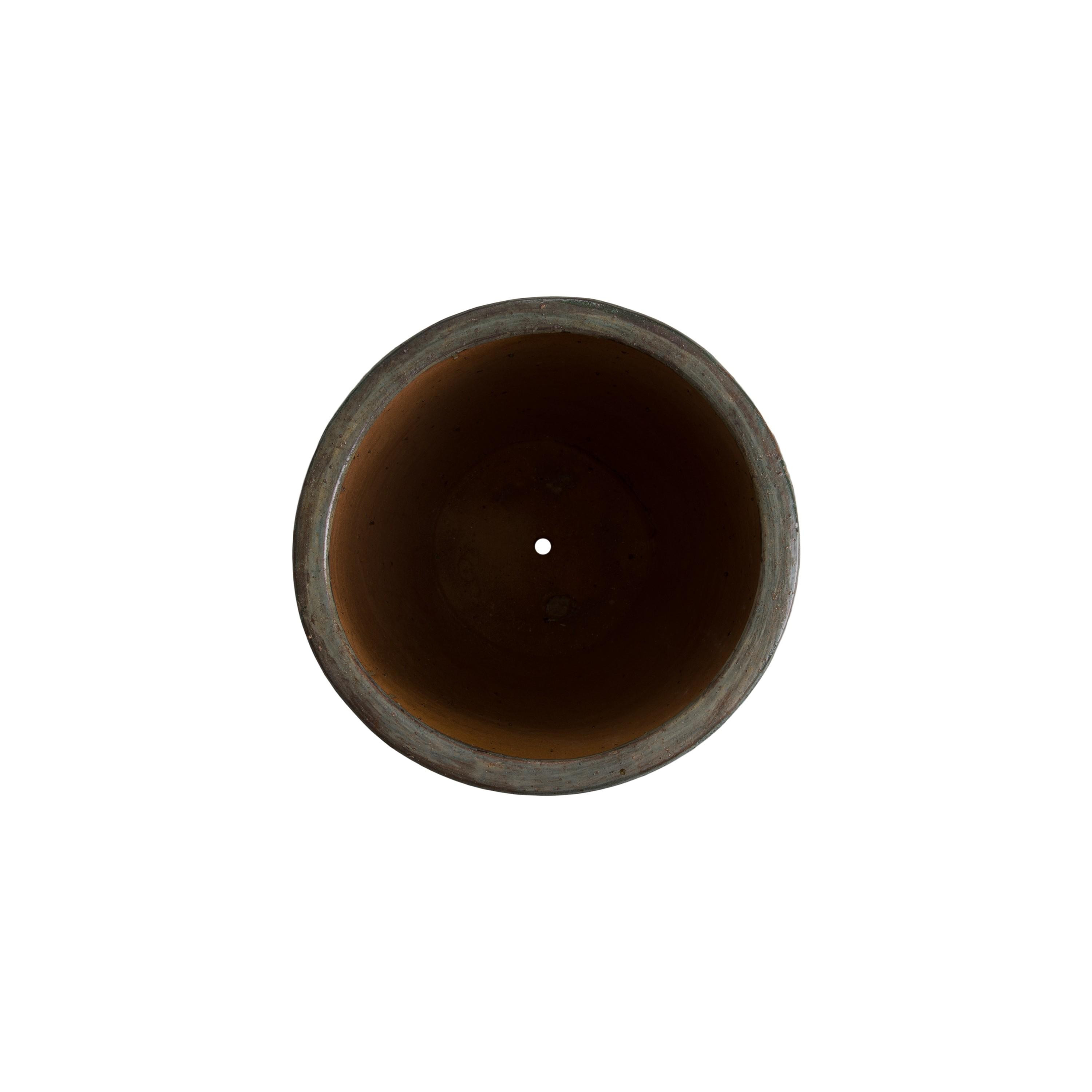 20.5 in. Round Ceramic Planter