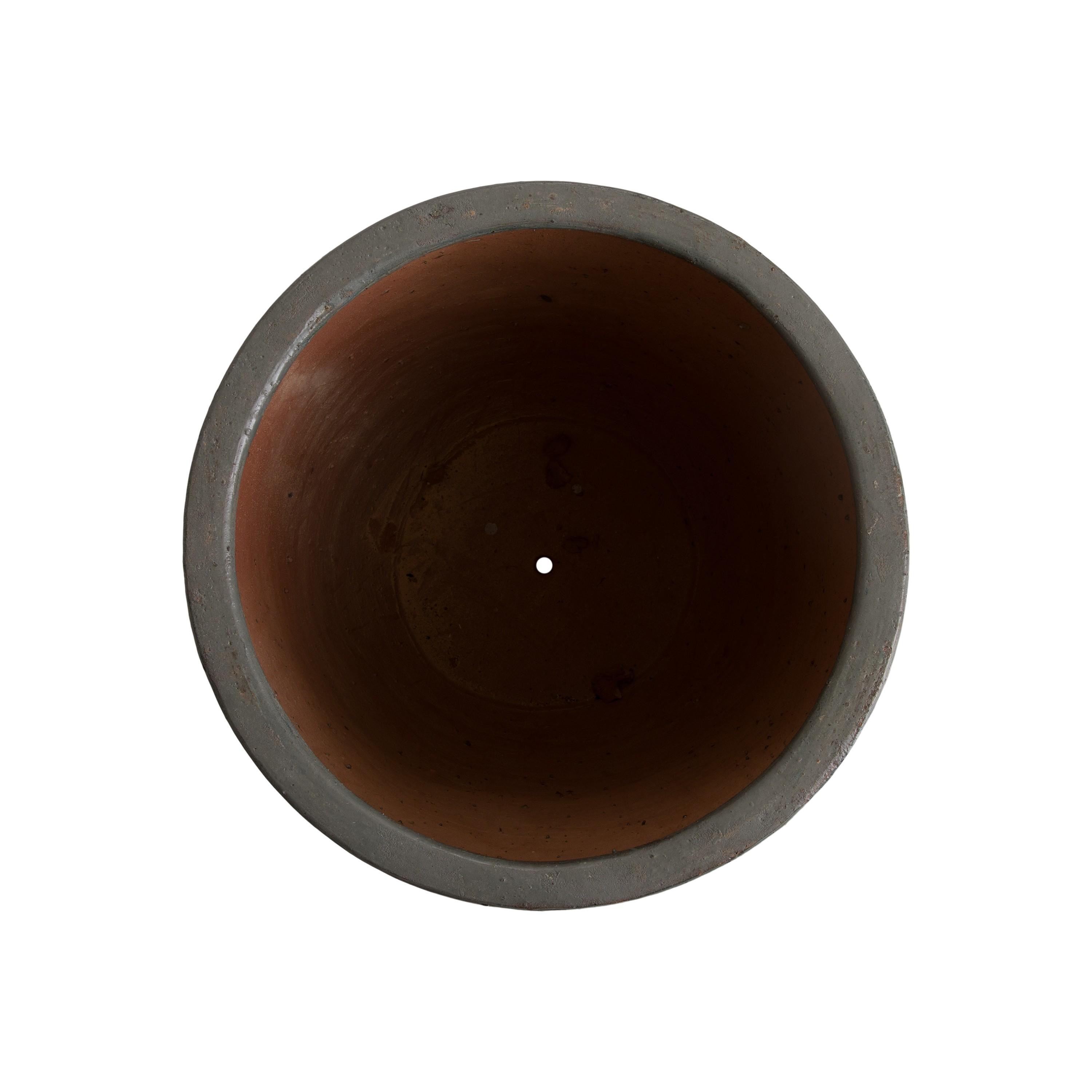 26.5 in. Round Ceramic Planter