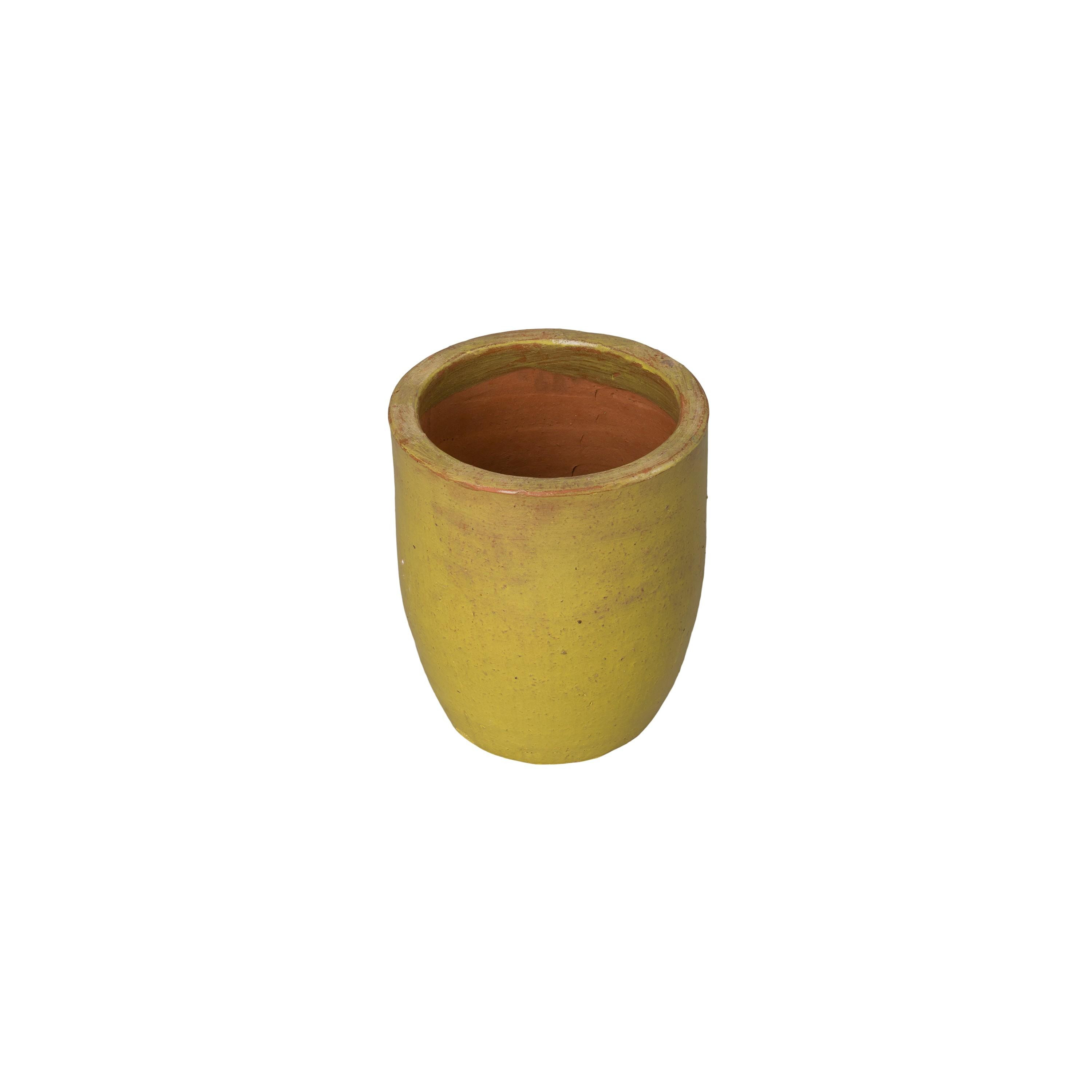 15 in. Round Ceramic Planter