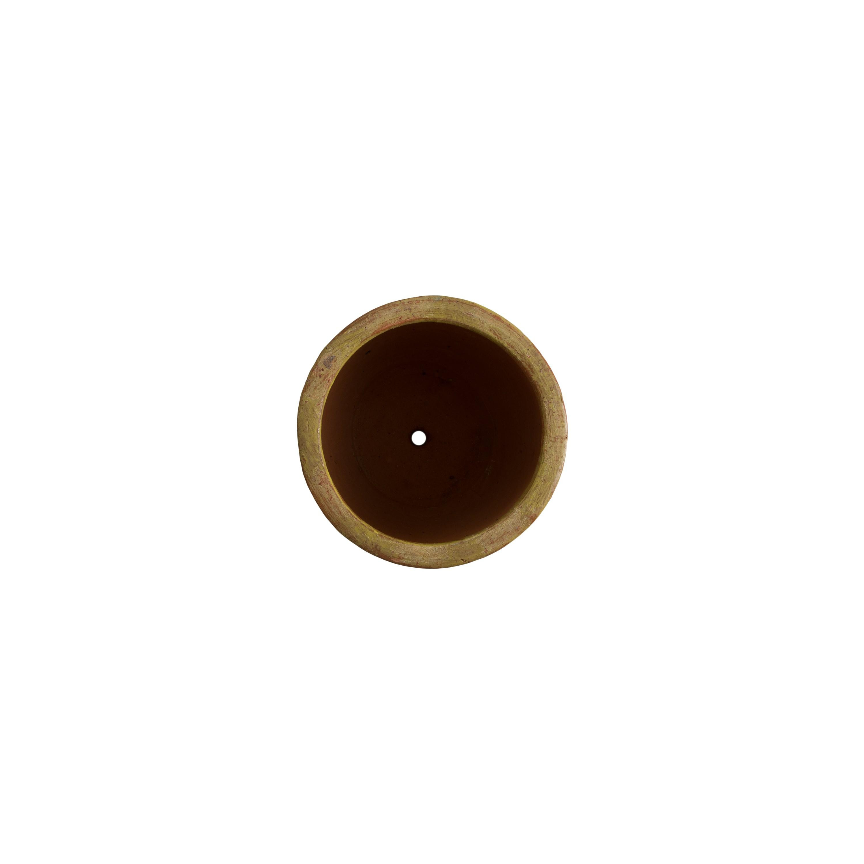 15 in. Round Ceramic Planter