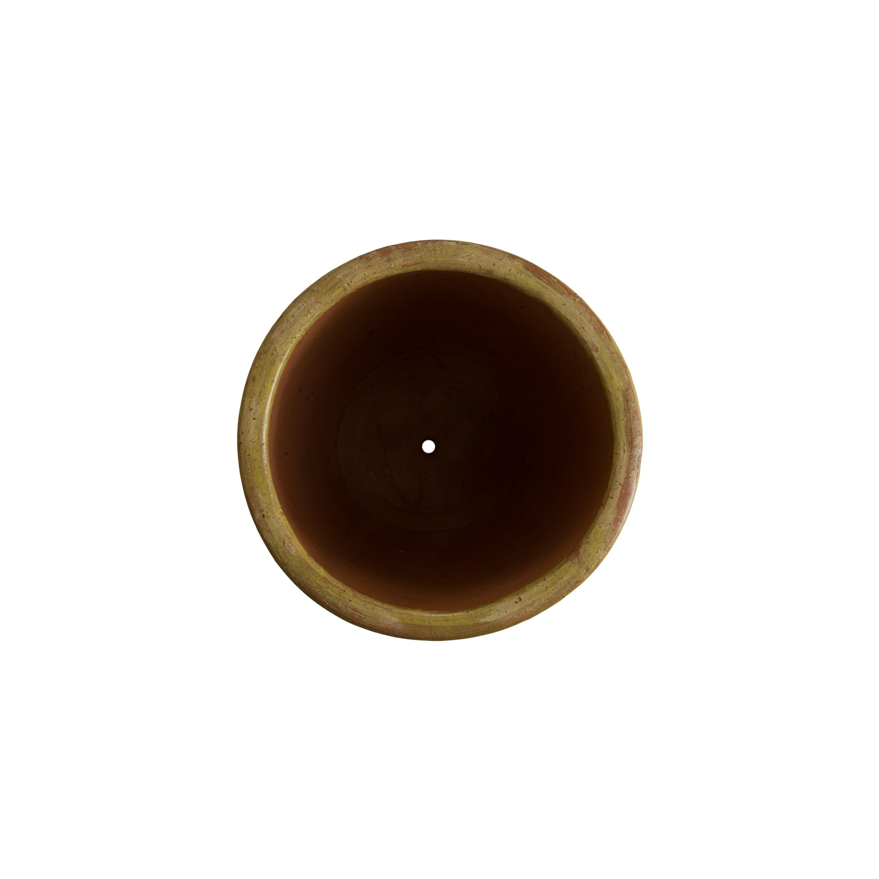20.5 in. Round Ceramic Planter
