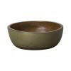 18 in. Dia Round Shallow Ceramic Planter