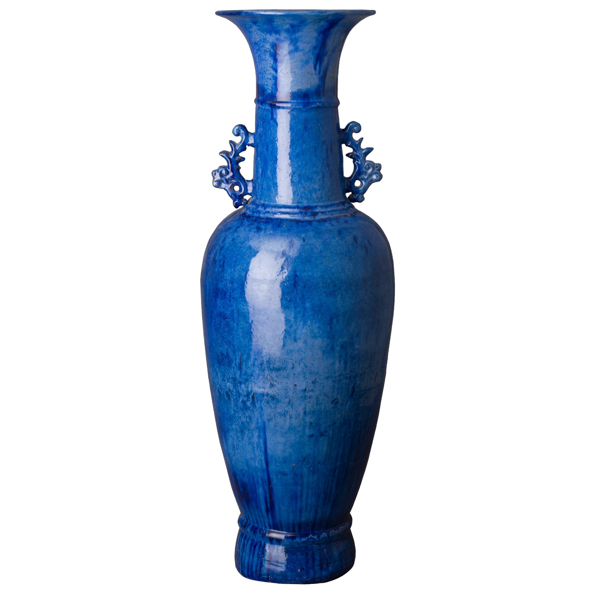 Tall Two Handle Vase