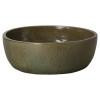 22 in. Dia Round Shallow Ceramic Planter