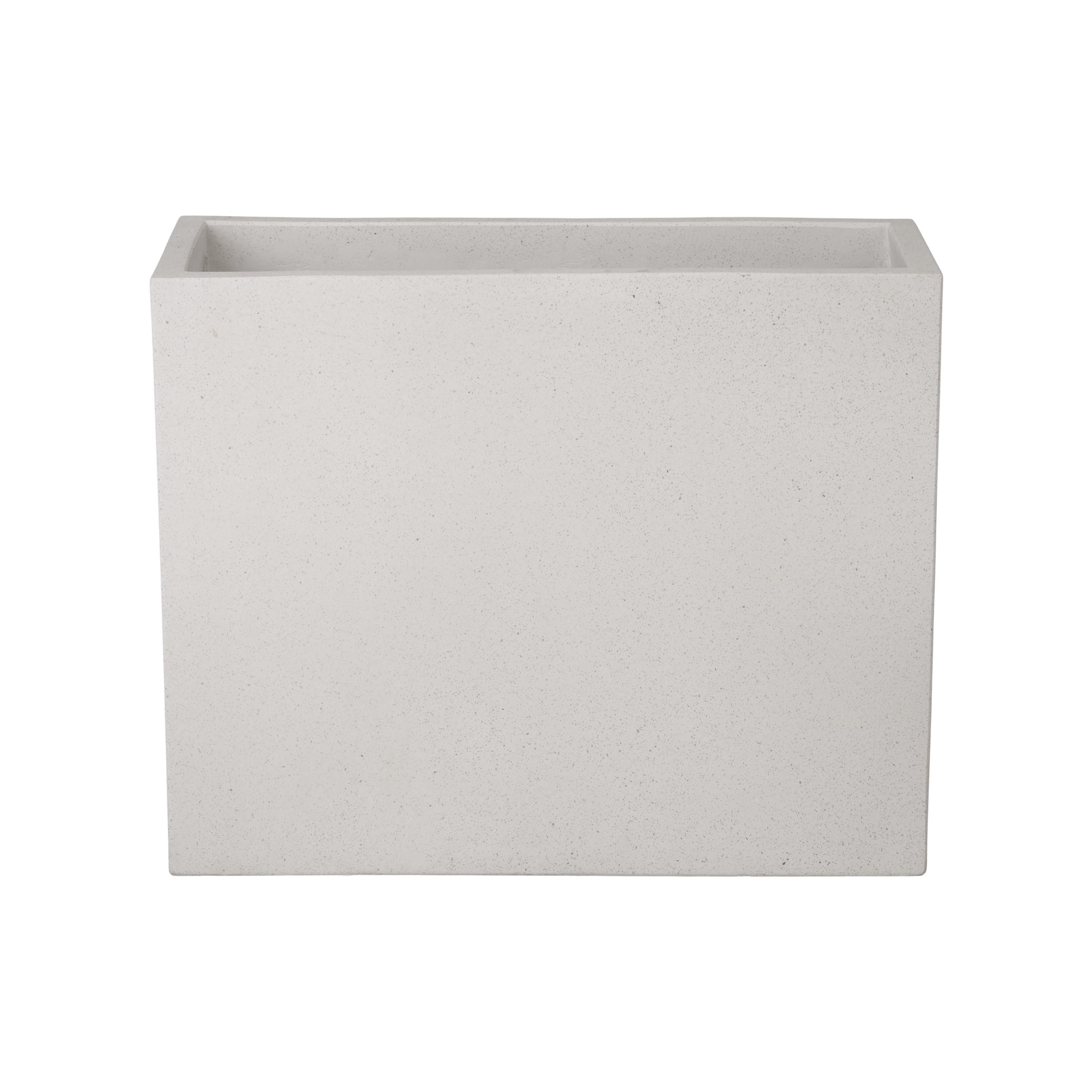 26 in. Septa Window Box Terrazzo Planter
