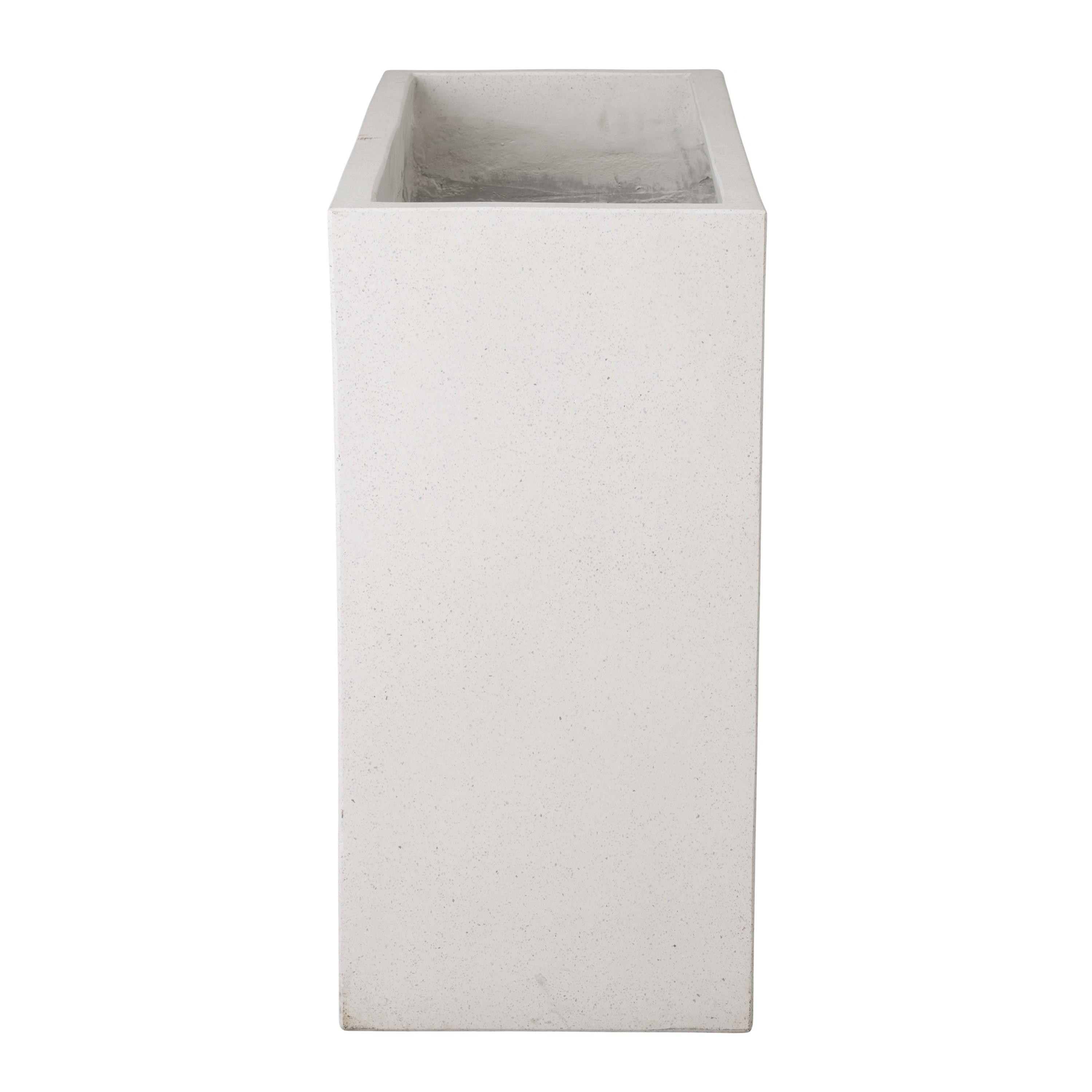 31 in. Septa Window Box Terrazzo Planter