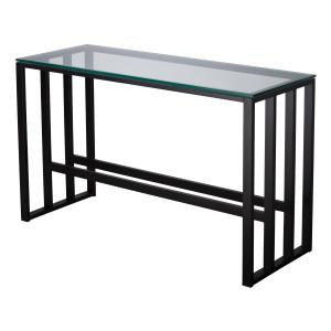 29 in. Rectangle Grill Metal Sofa Table