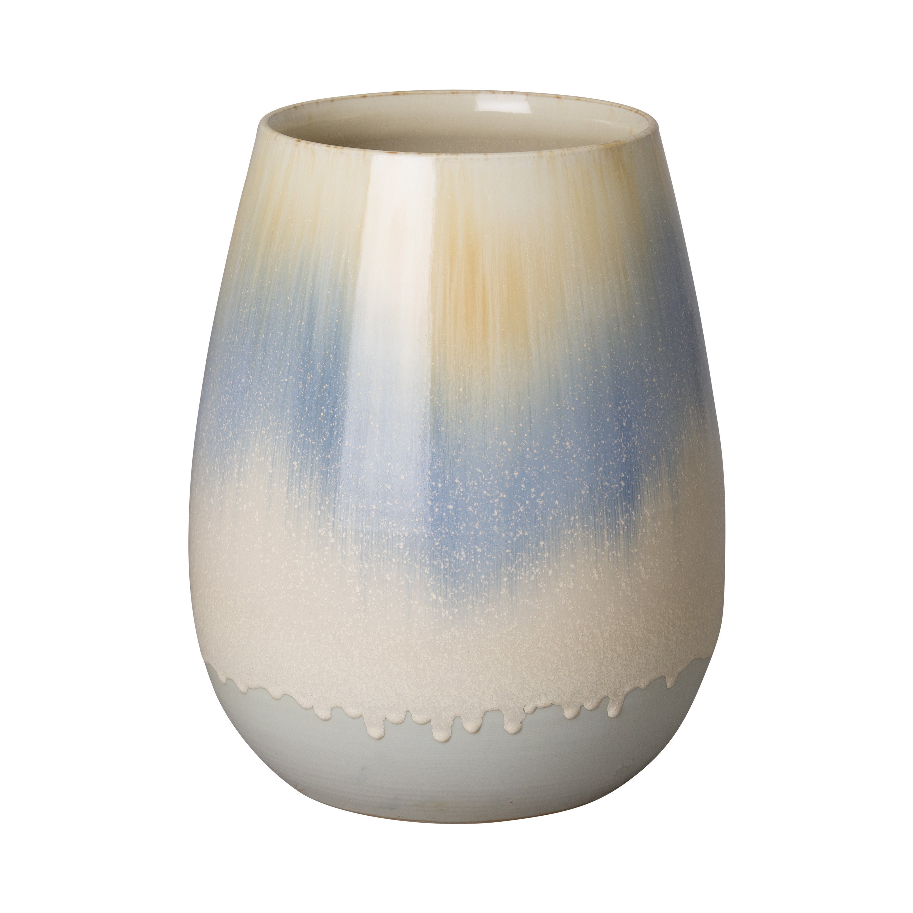 19 in. Cup Ceramic Planter
