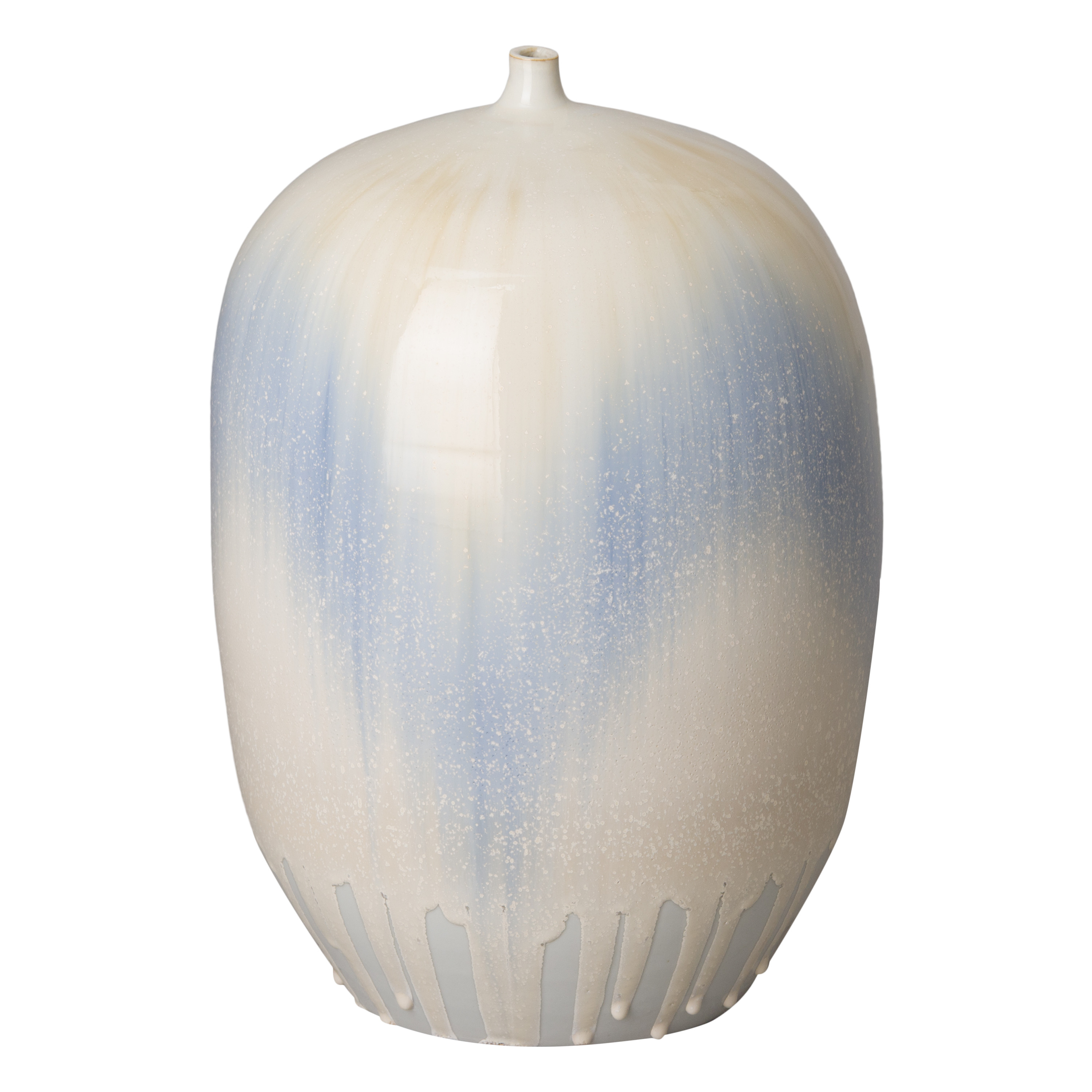 19.5 in. Melon Ceramic Vase
