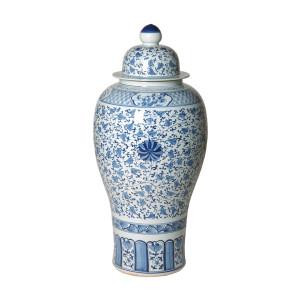 38 in. Porcelain Temple Jar