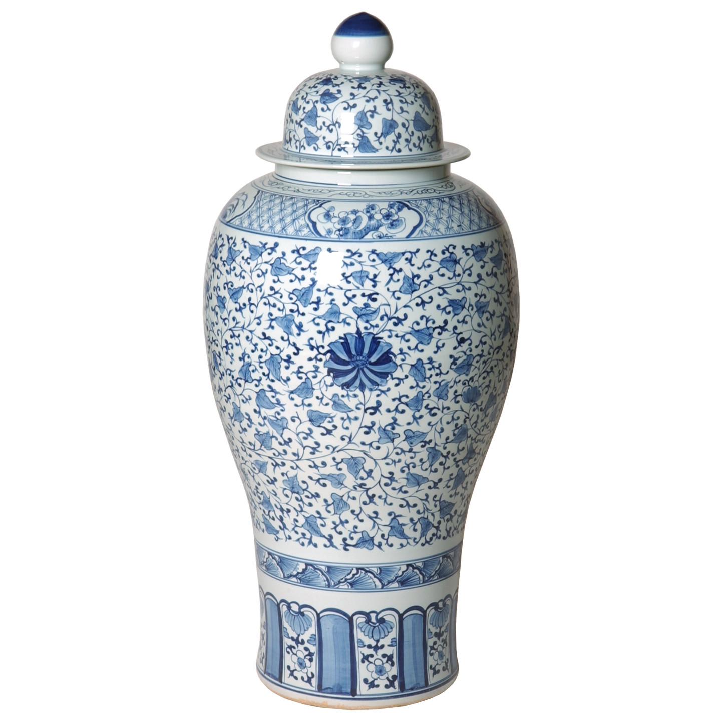 48 in. Porcelain Temple Jar