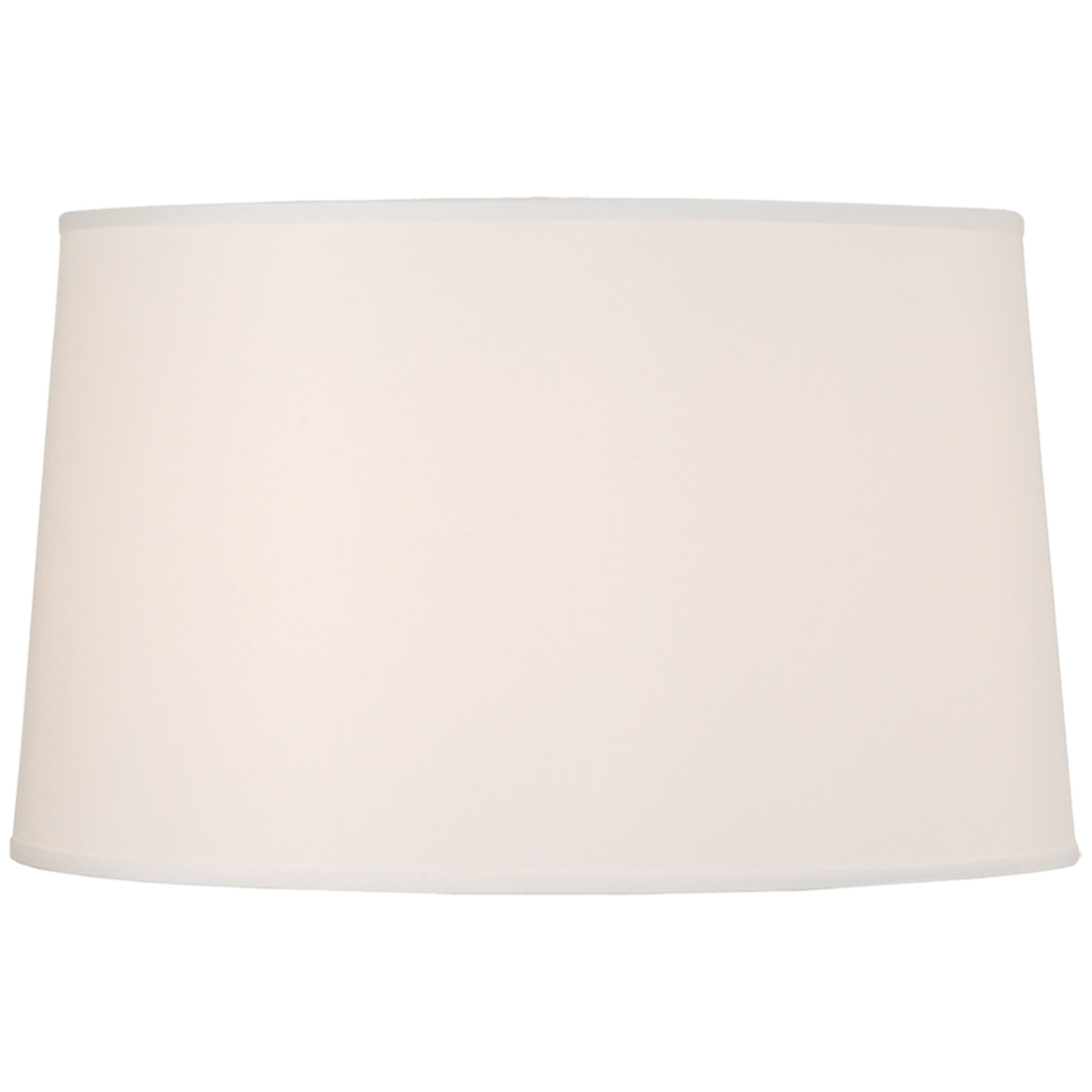 shade - Egg Shell White Faux Silk Drum